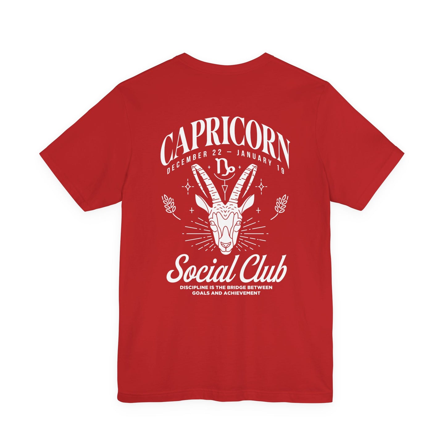 Capricorn Social Club T-Shirt – Discipline Is the Bridge