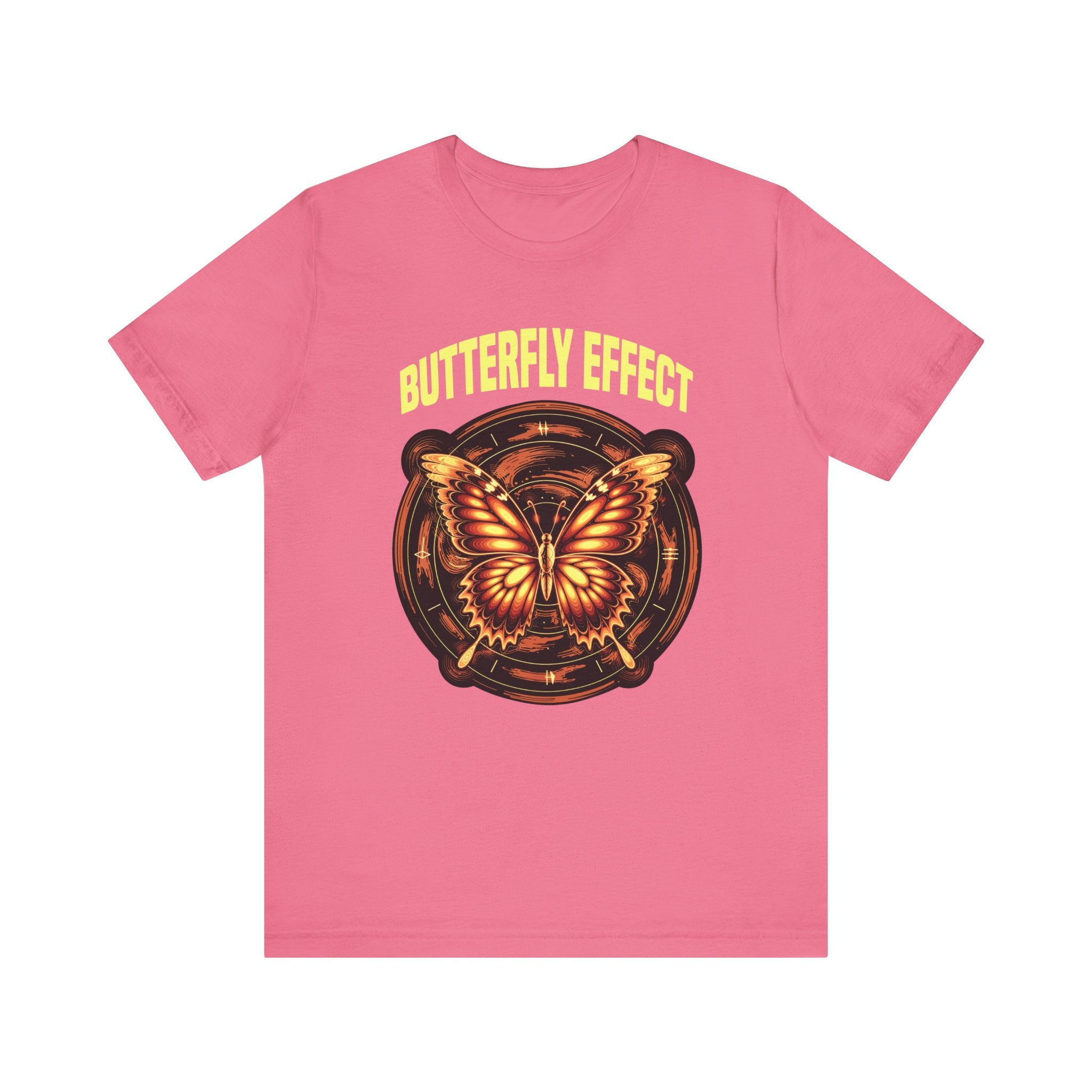 Warning Butterfly Effect Ahead Tee, Sci-Fi Chaos Shirt, Time Shift Graphic Tee, Multiverse Humor Top, Cause and Effect Gift