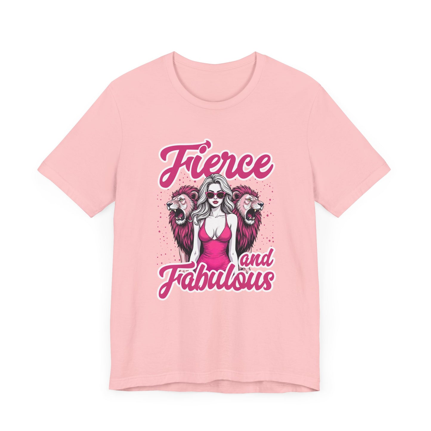Fierce and Fabulous T-Shirt – Bold Women & Roaring Lions Graphic Tee