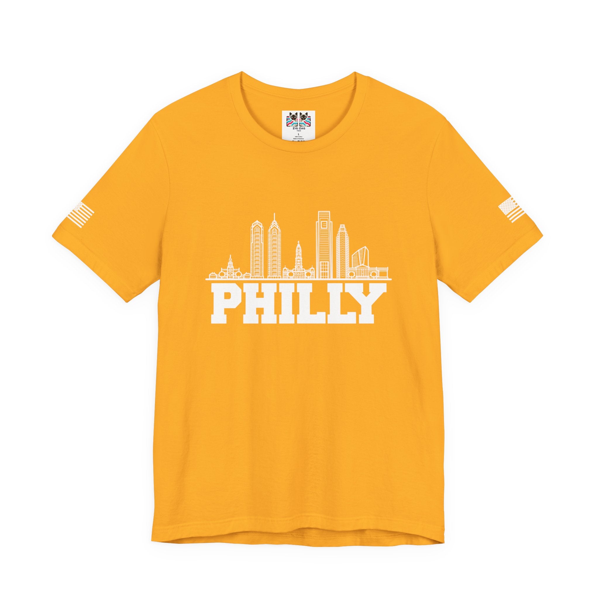 Philly T-Shirt – Philadelphia Skyline Line Art Graphic Tee