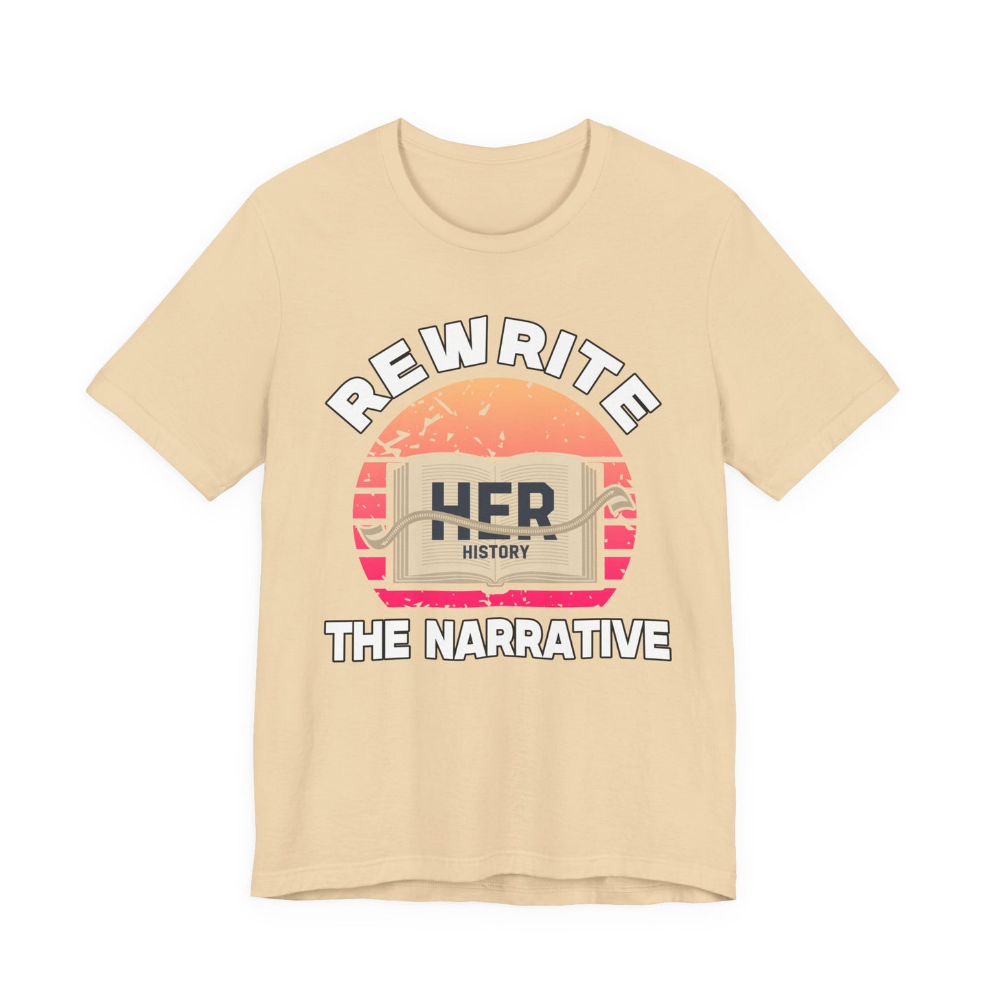 Rewrite The Narrative – HER History Open Book Empowerment Graphic T-Shirt