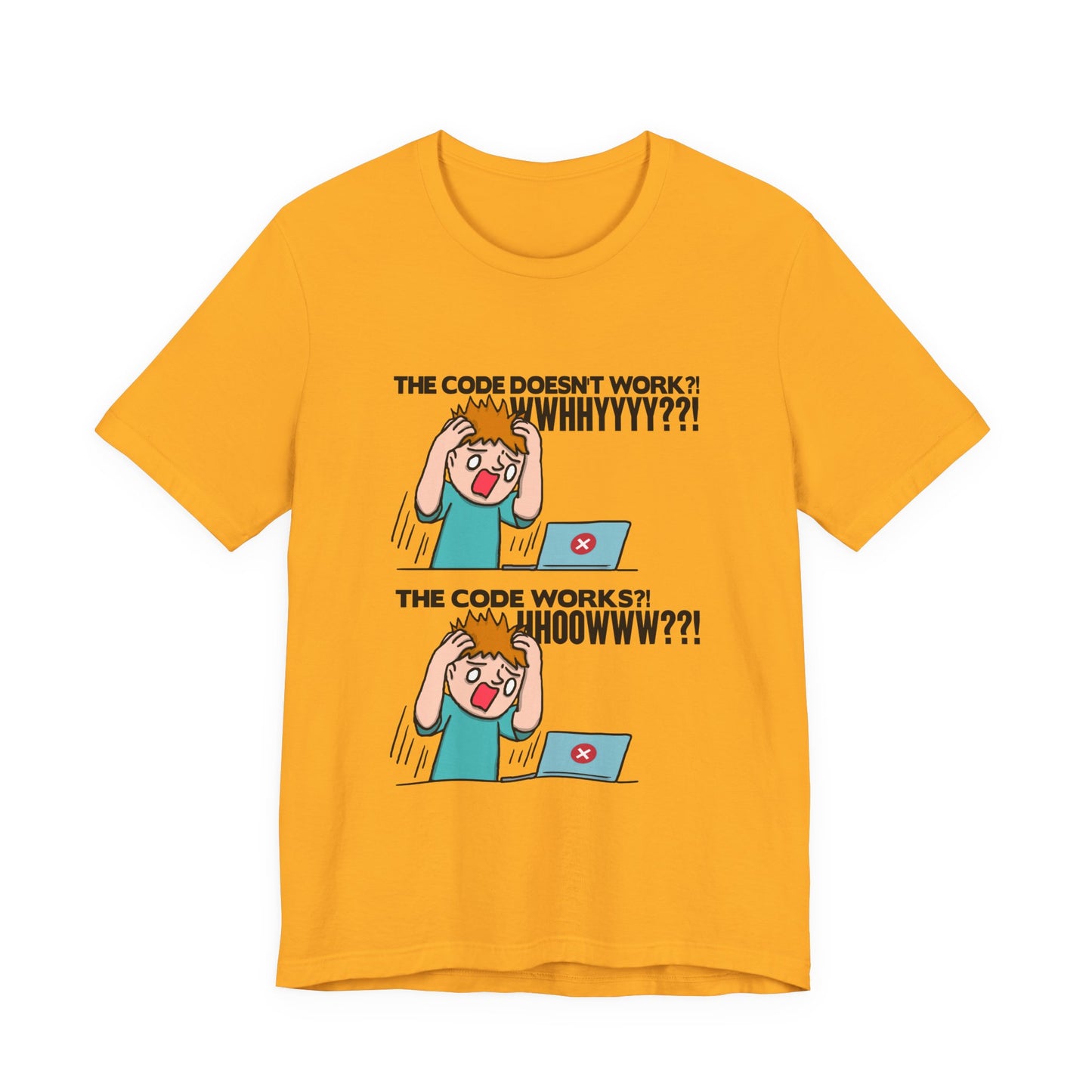 Code Works Confusion Funny Programmer T-Shirt