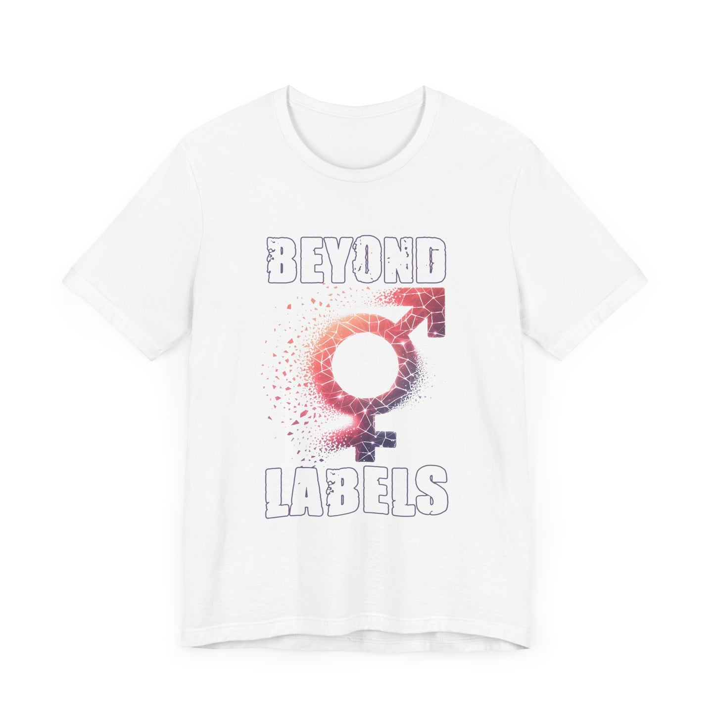 Breaking The Binary Shirt, Pride Beyond Labels Tee, Gender Inclusive T Shirt, LGBTQ Affirmation Apparel, Queer Identity Graphic Top