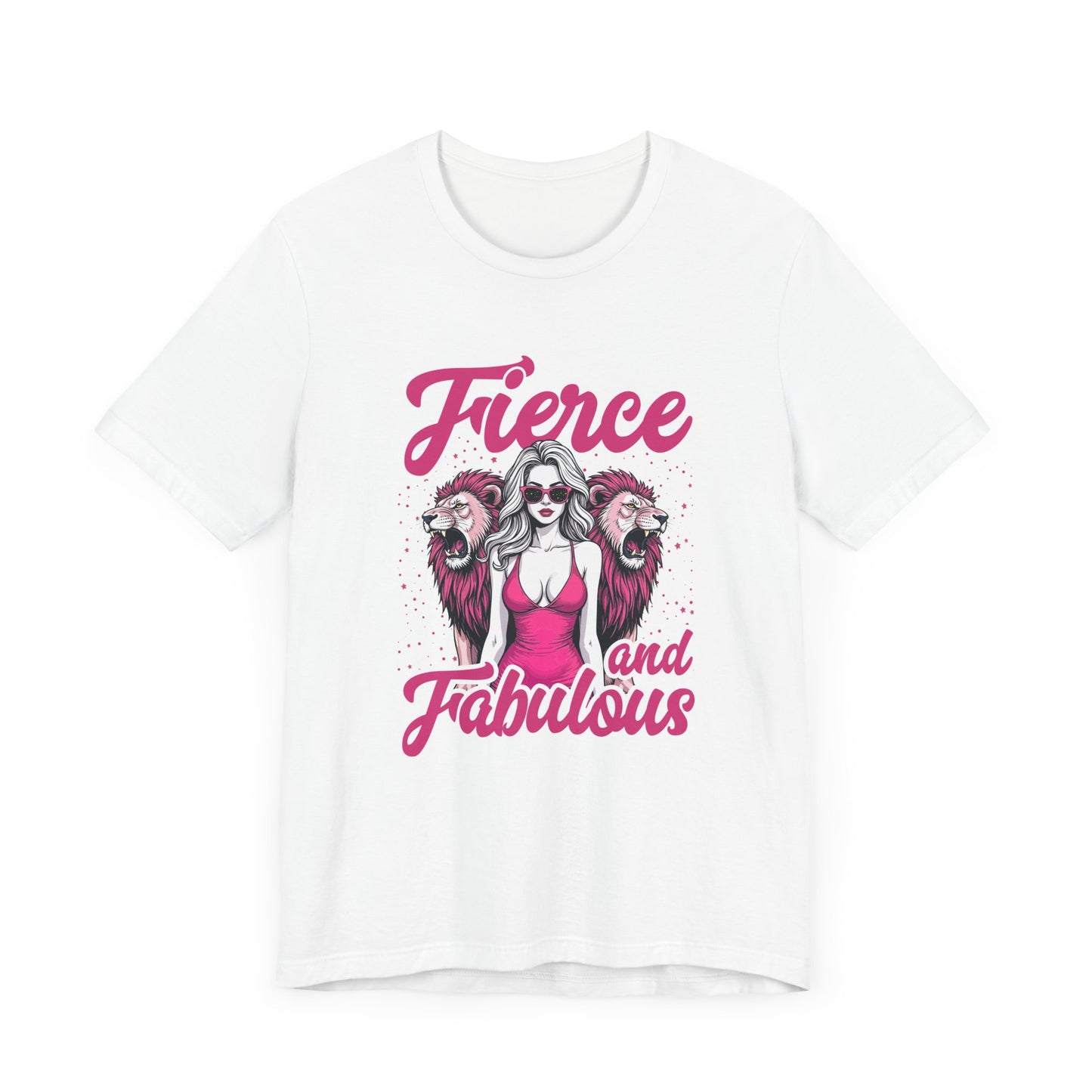 Fierce and Fabulous T-Shirt – Bold Women & Roaring Lions Graphic Tee
