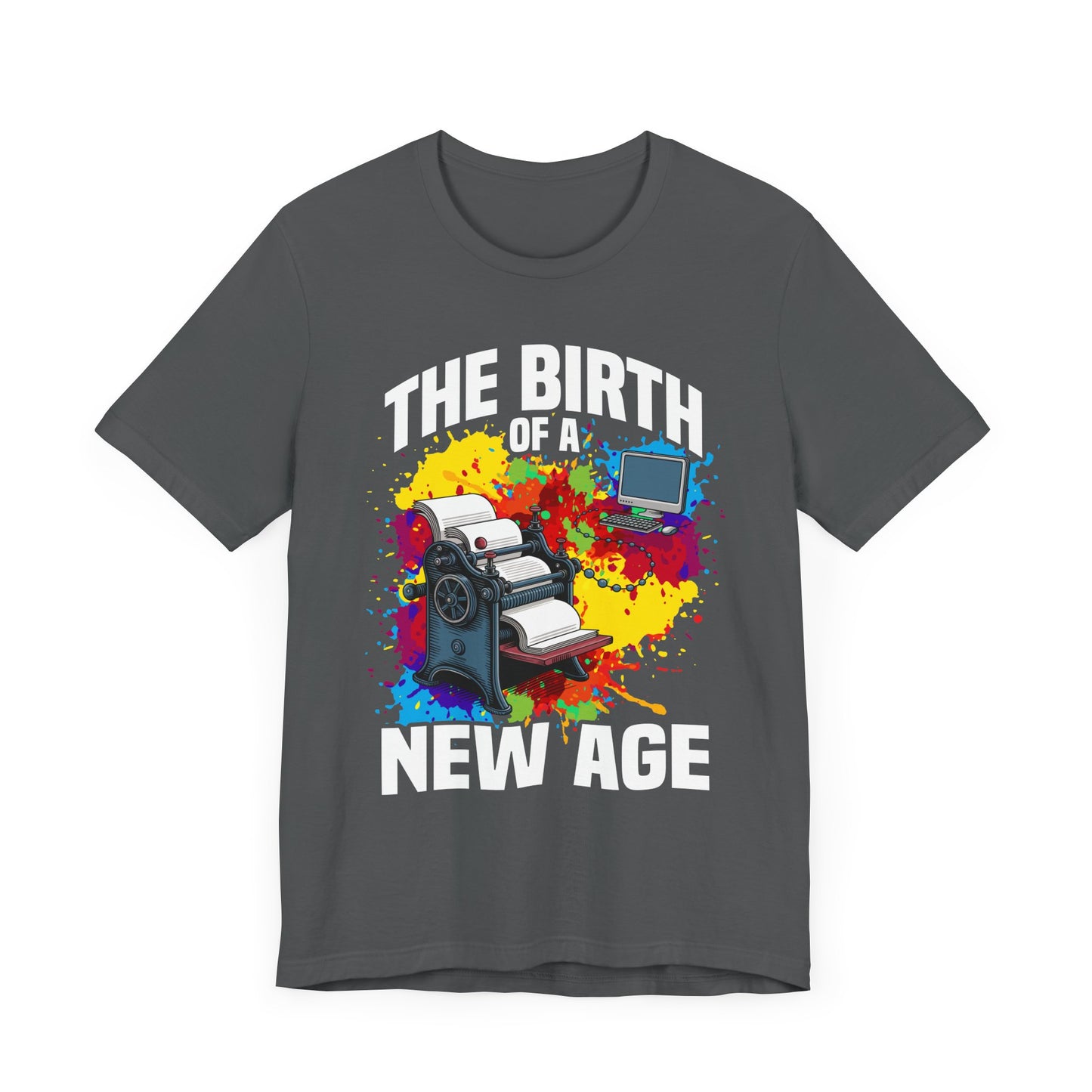 Printing Press Changed Everything Tee, History Milestone Shirt, Literature Revolution Tee, Invention Graphic Top, Educator Gift