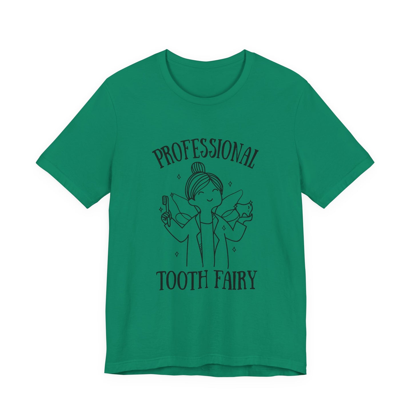 Professional Tooth Fairy T Shirt Female Dental Doctor Fairy Design