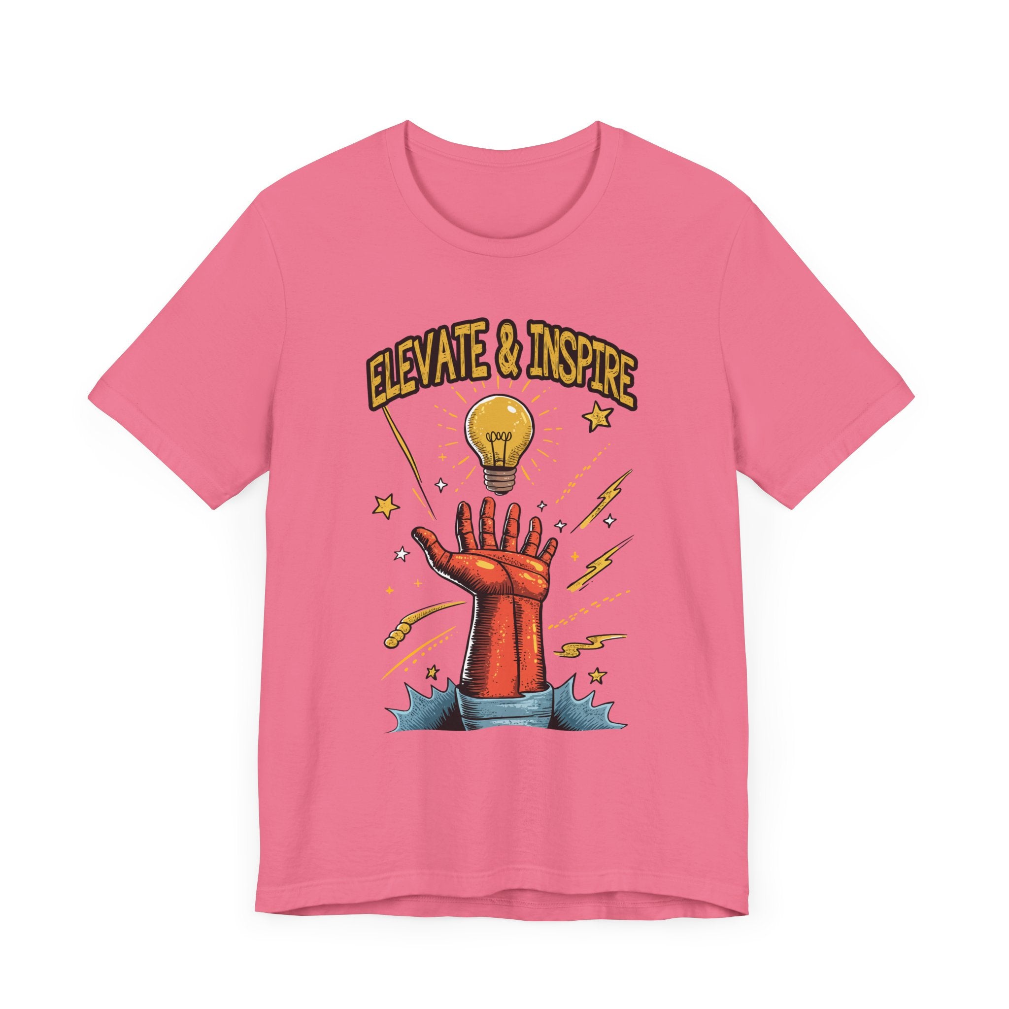 Elevate and Inspire Shirt Motivational Graphic Tee for Leaders Teachers Coaches and Creators Who Lift Others With Energy and Vision