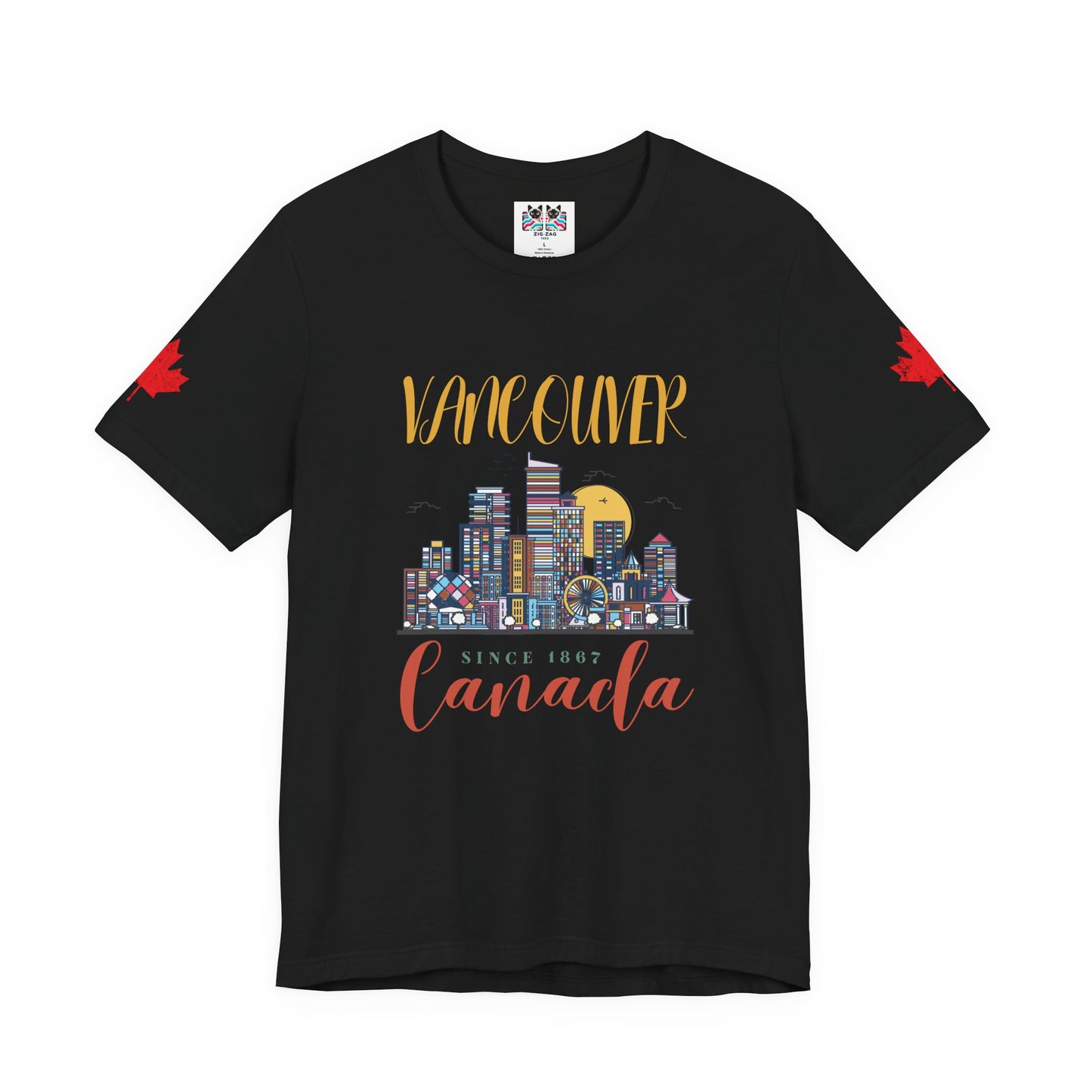 Vancouver Skyline Canada Since 1867 T-Shirt