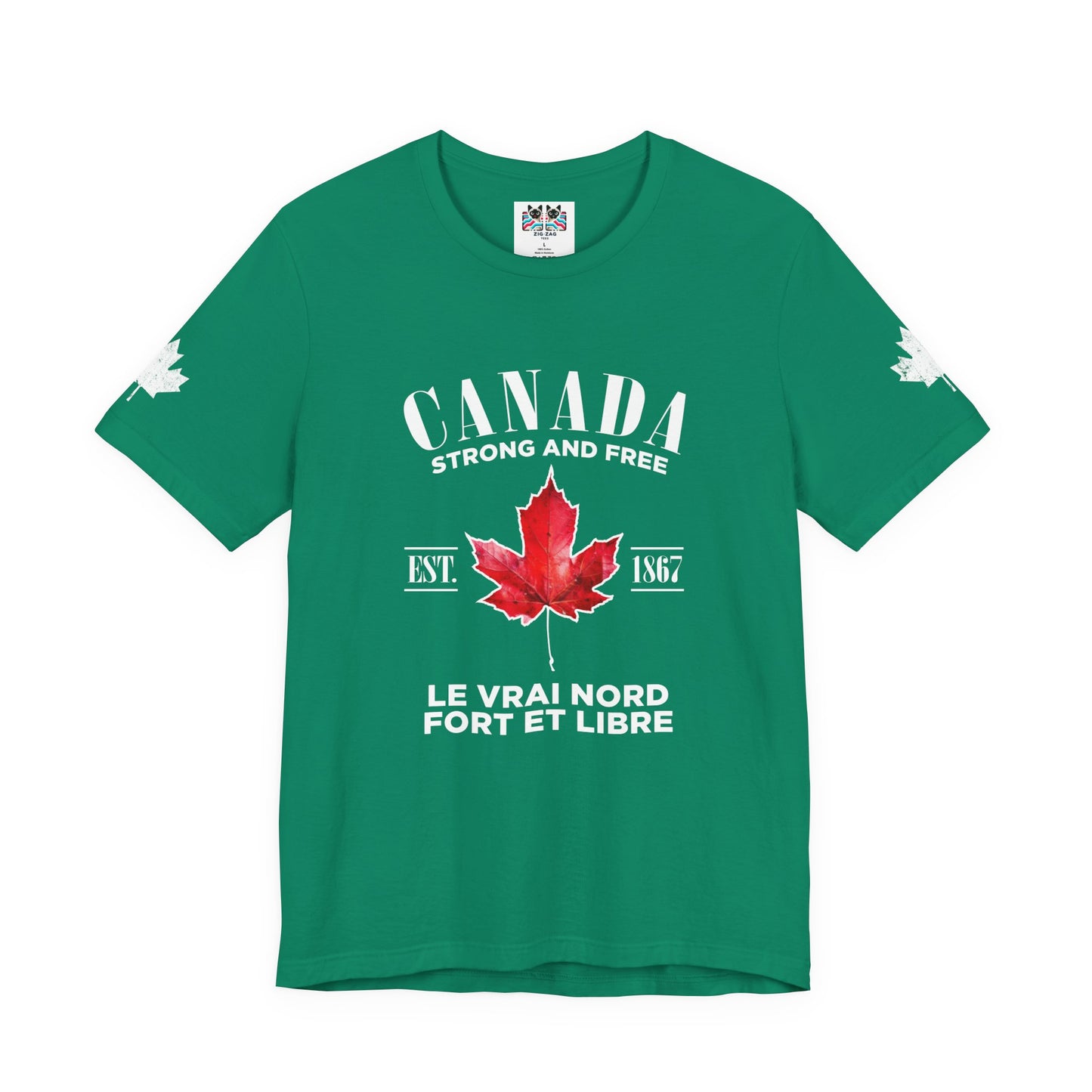 Canada Strong and Free True Maple Heritage T-Shirt