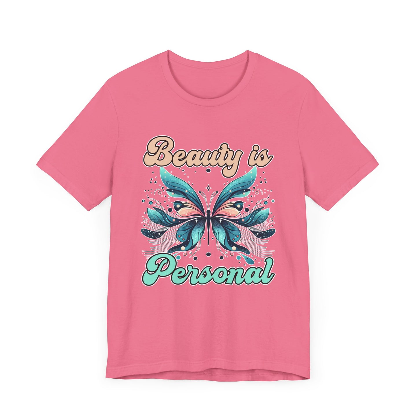 Beauty is Personal | Abstract Butterfly Graphic T-Shirt