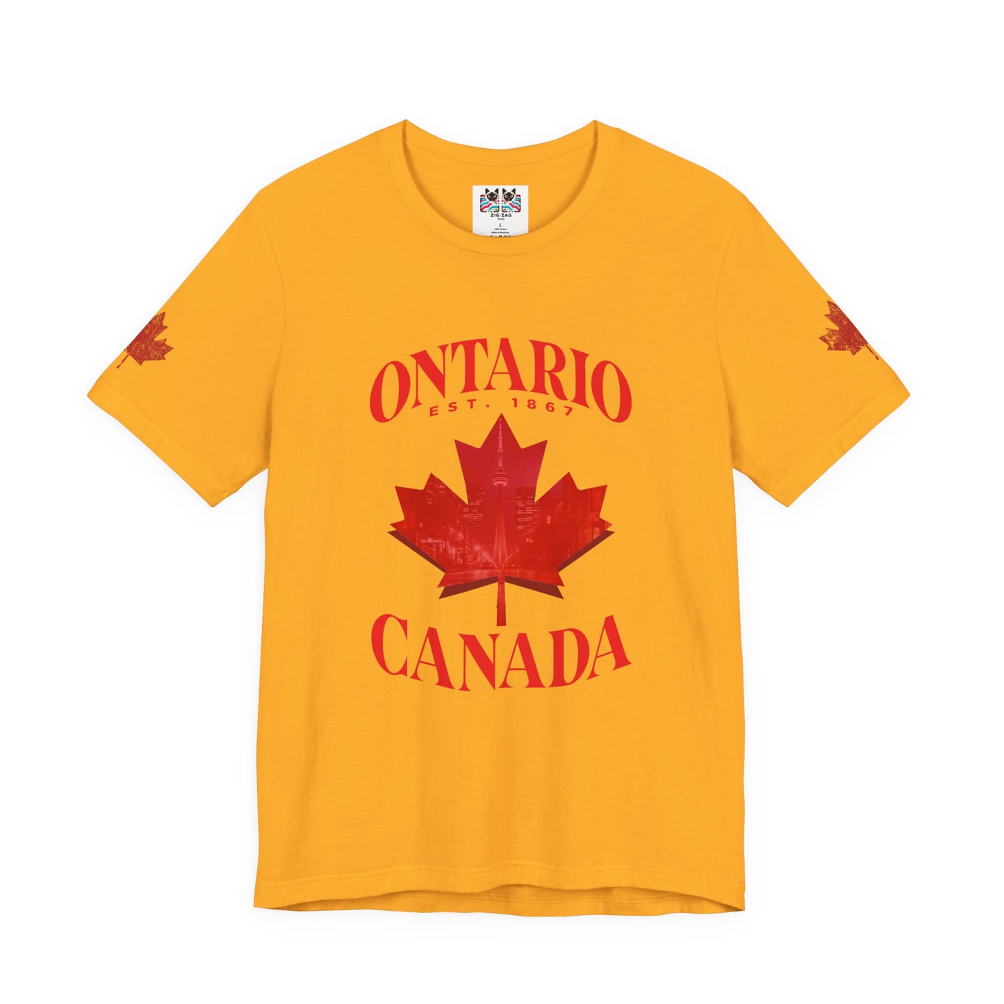 Ontario Skyline Maple Leaf T-Shirt