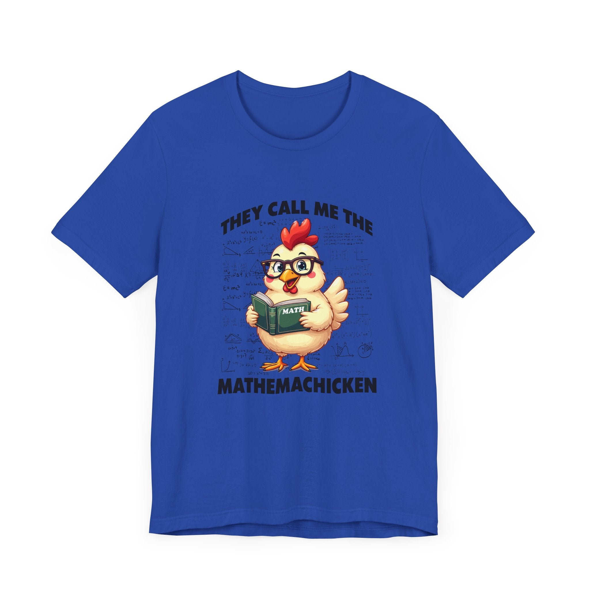 Math Lover Chicken T-Shirt – Geeky Poultry and Equations Design
