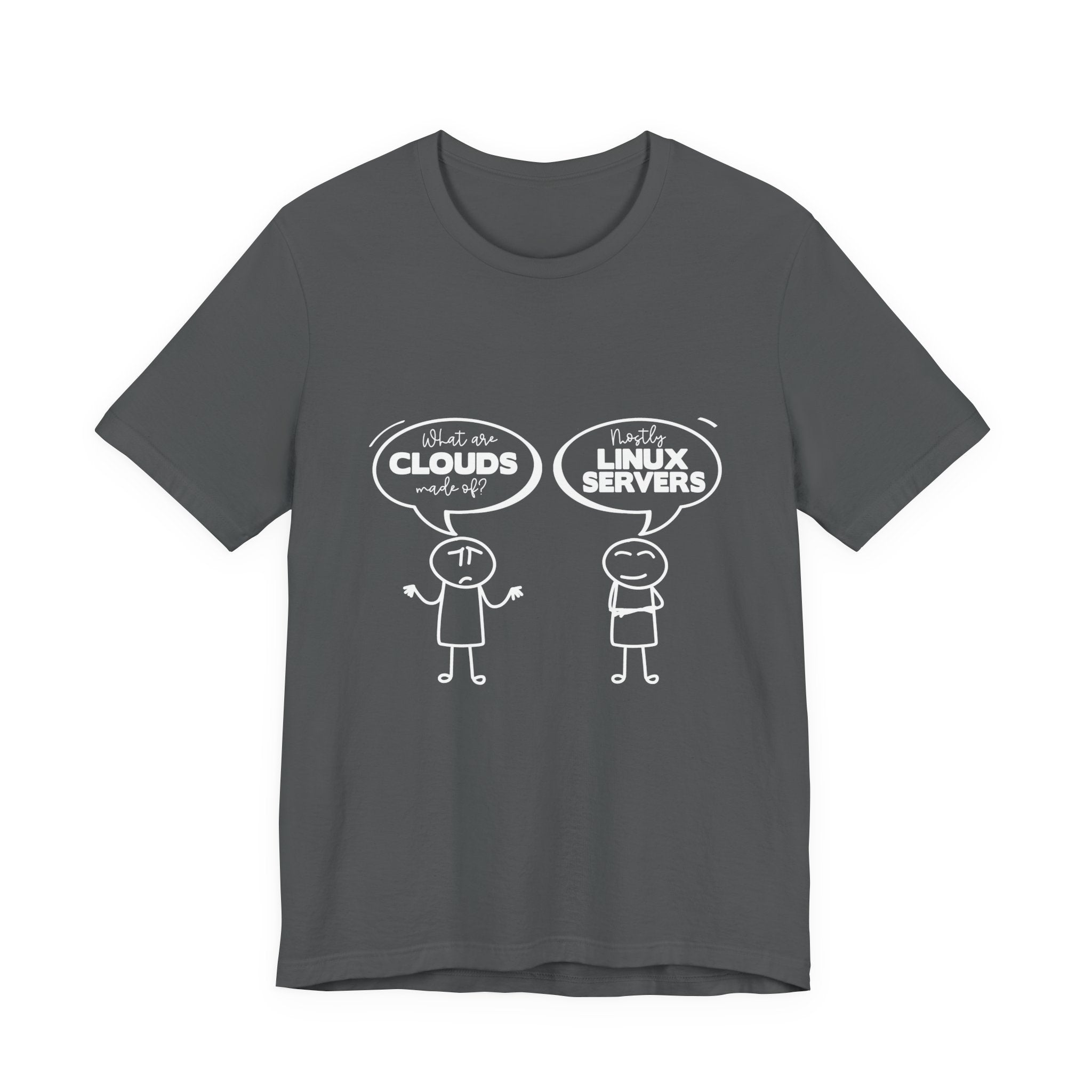 Mostly Linux Servers Funny Cloud T-Shirt