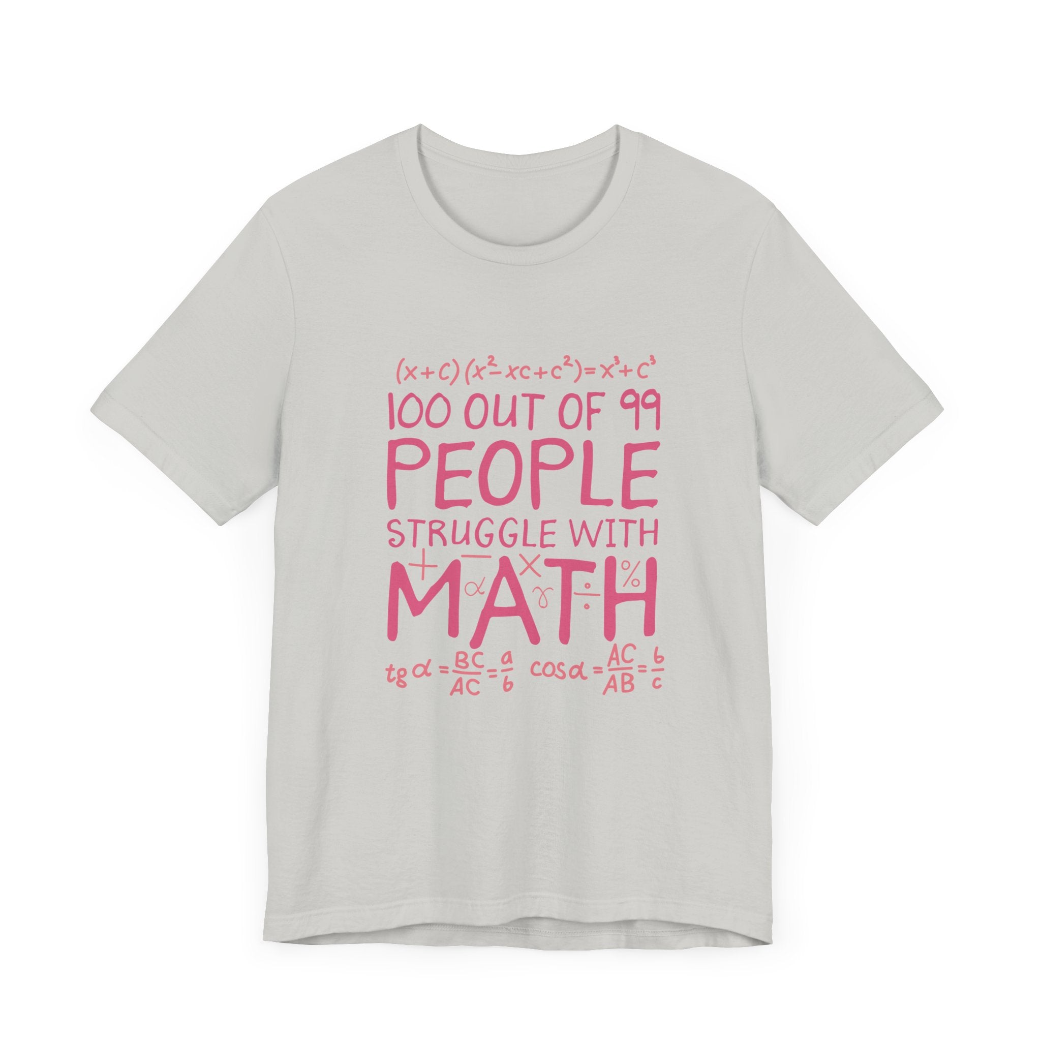 Math Struggle T-Shirt – 100 Out of 99 People Math Joke