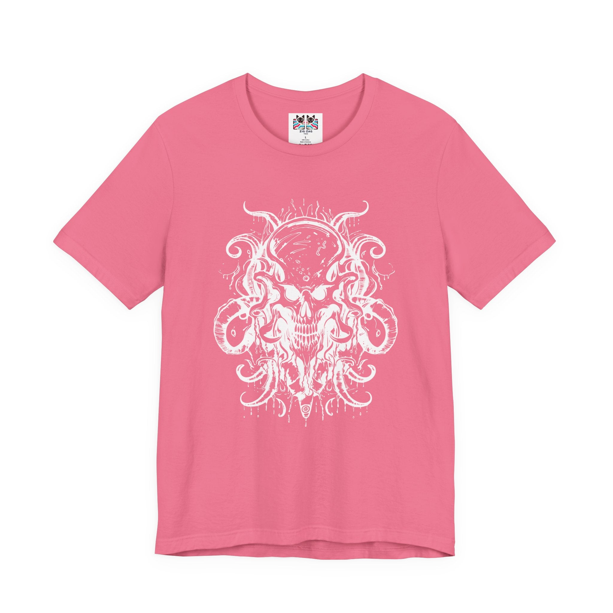 Occult All-Seeing Skull Ornamental Horror T-Shirt