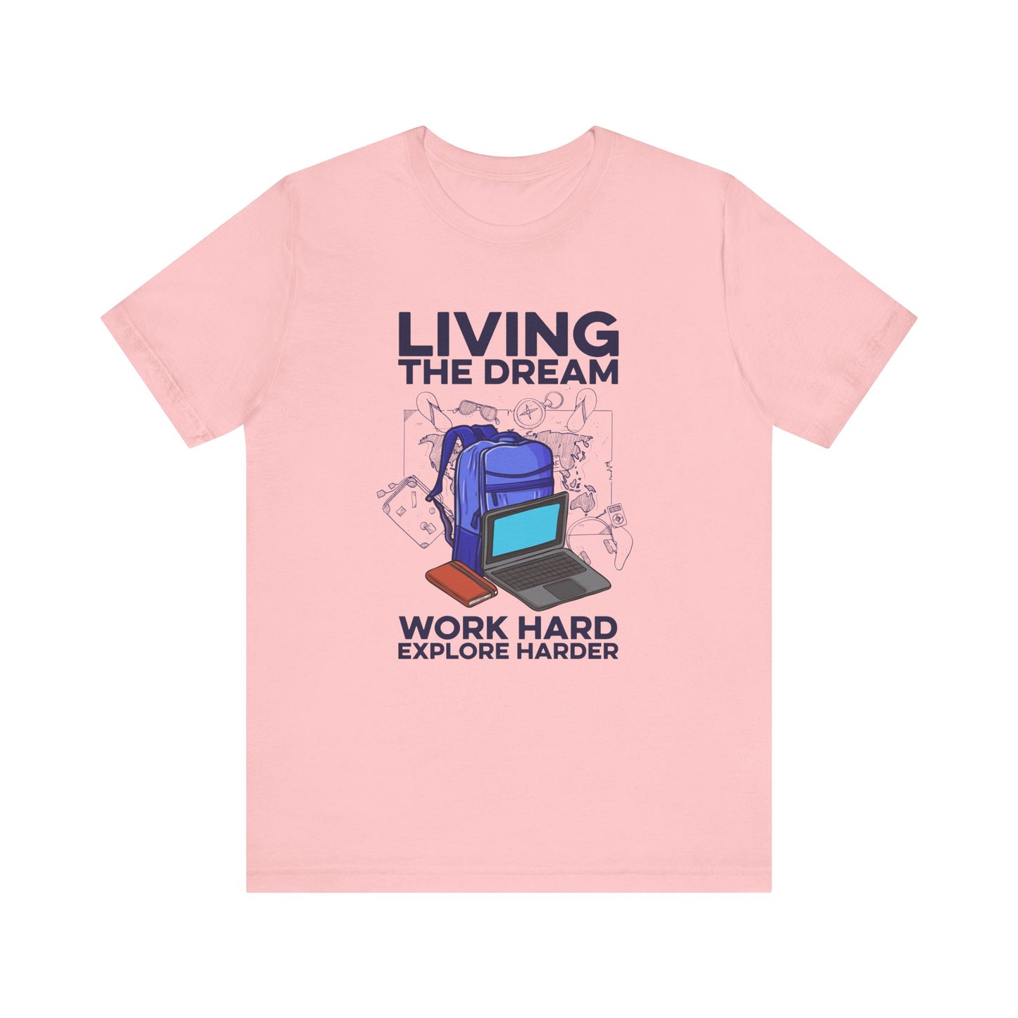 Living the Dream   Official Graphic Statement Tee for Bold Minds, Modern Thinkers, and Everyday Expression Everywhere