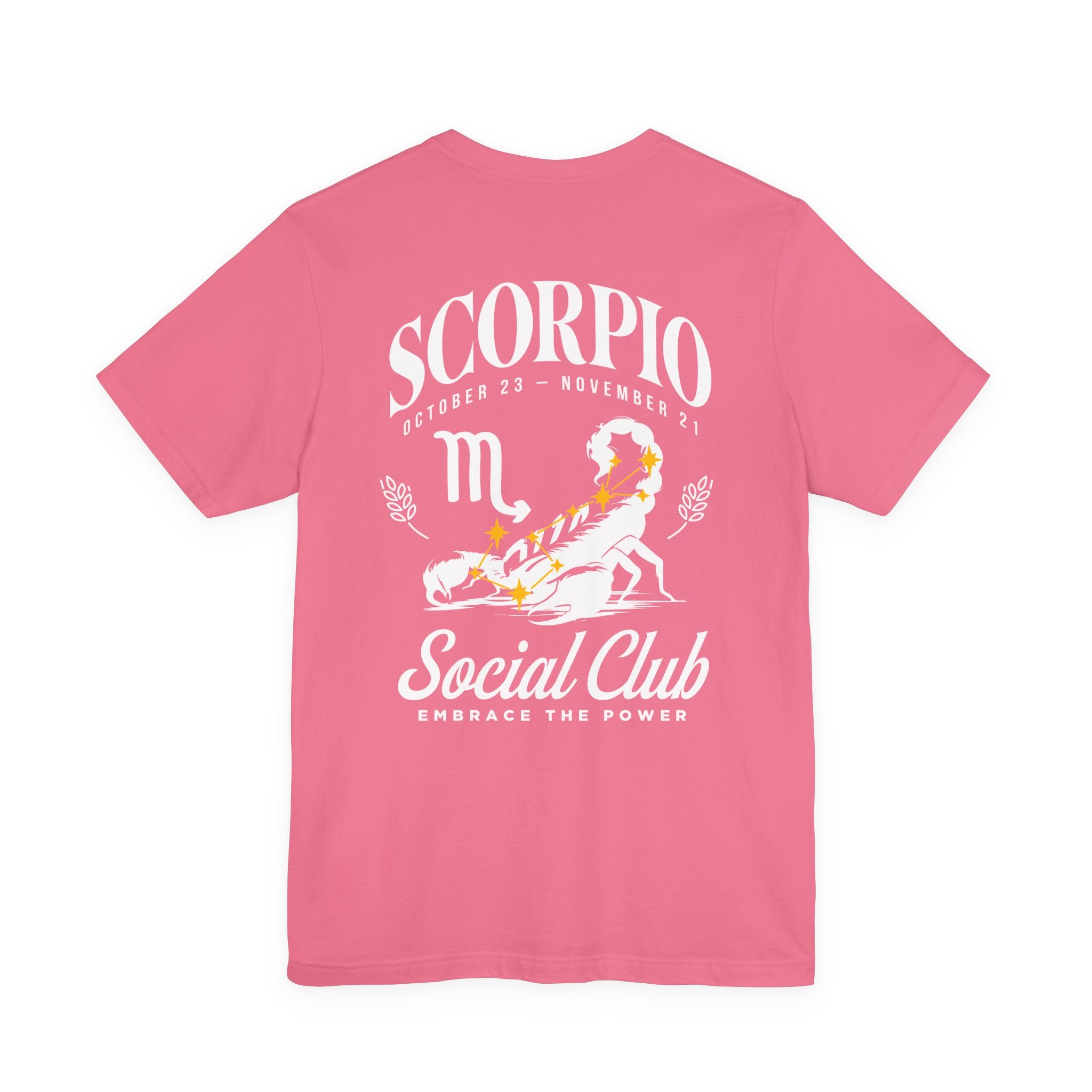 Scorpio Social Club T-Shirt – Scorpion with Zodiac Constellation Graphic