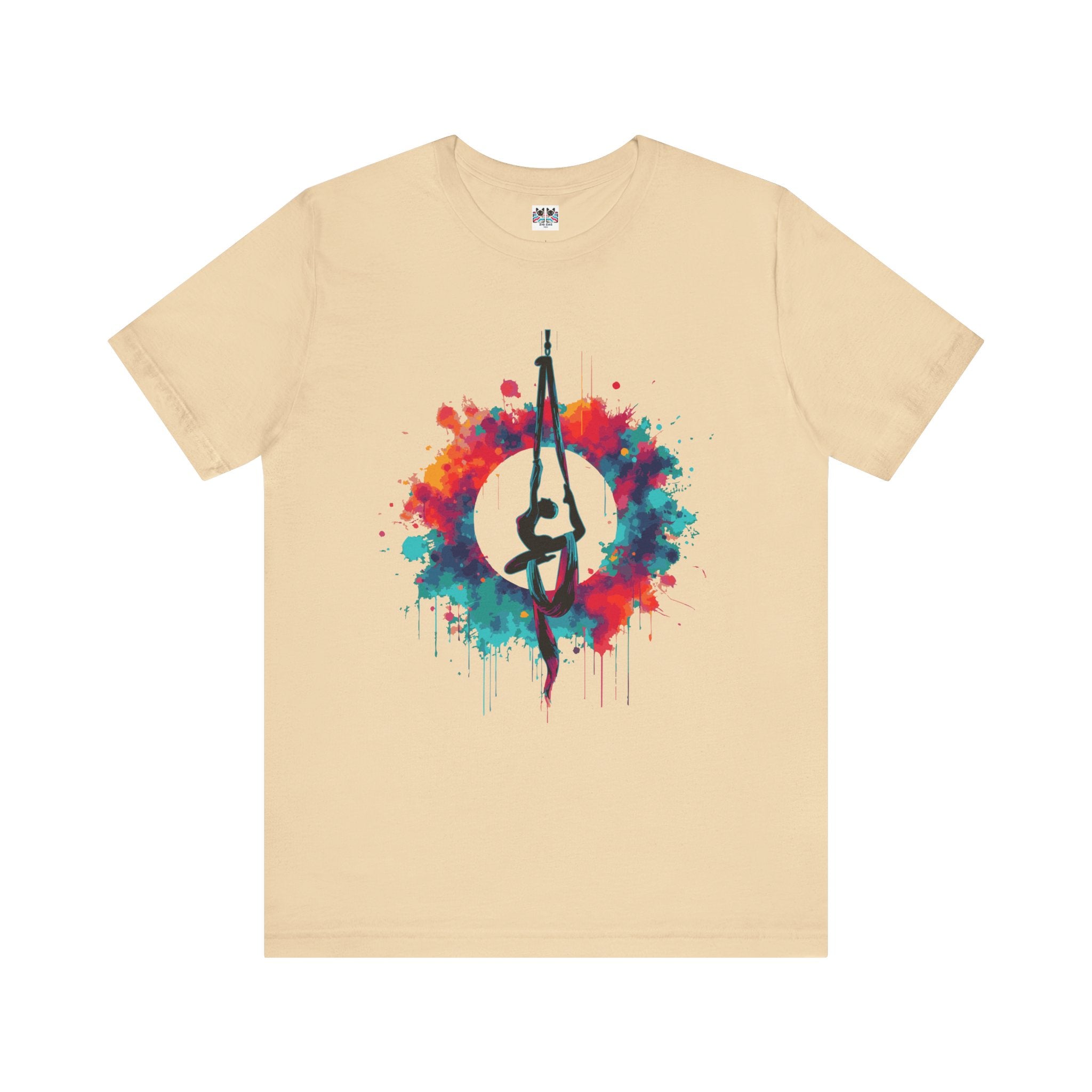 Aerialist Colorsplash Aerial Yoga Artistic Movement T-Shirt