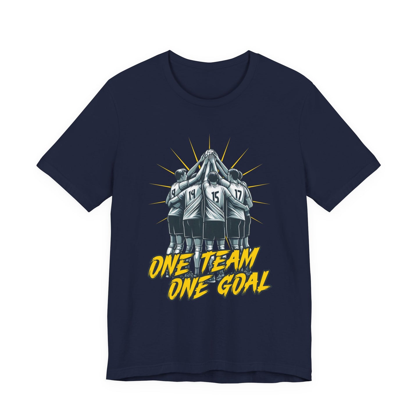 One Team One Goal – Team Huddle Unity Graphic T-Shirt