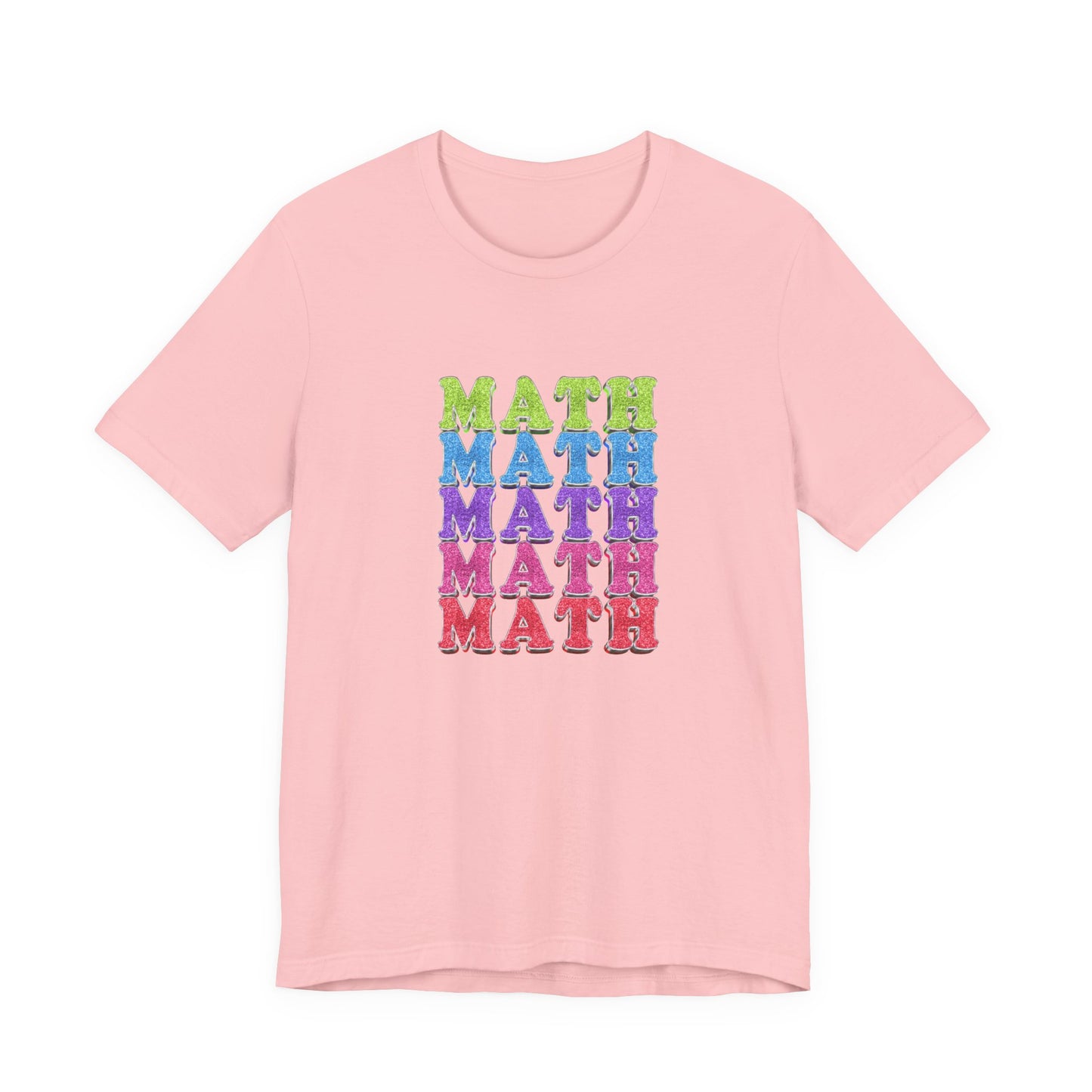 Math Repeated Tshirt – Bold Typography Design for Math Enthusiasts