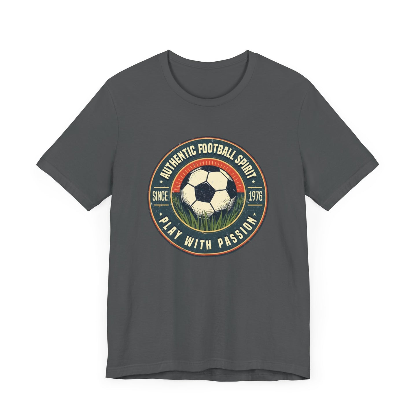 Retro Soccer Badge Tee, Vintage Football Graphic Shirt, Classic Sports Fan Top, Game Day Retro Look, Soccer History Gift Shirt