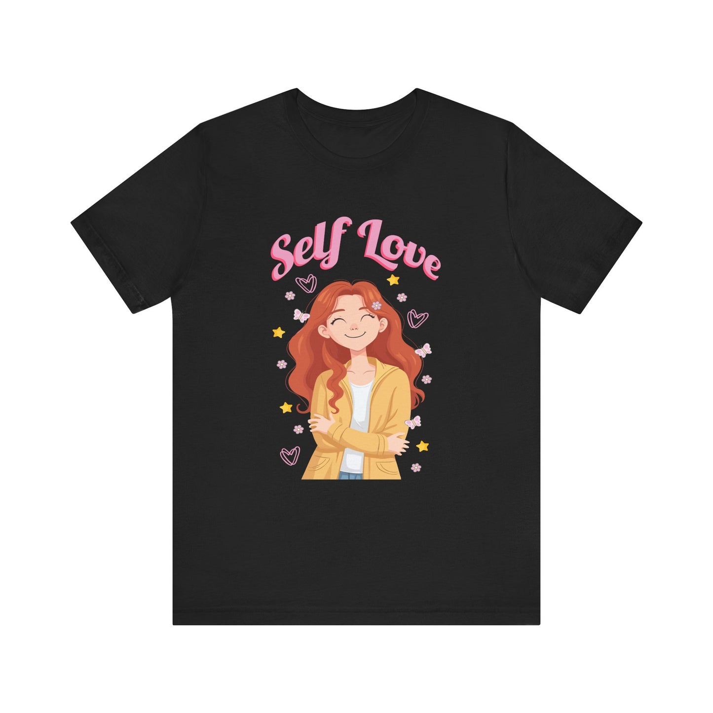 Self Love Official Graphic Statement Tee for Mindful Souls, Inner Peace Seekers, and Confidence Builders Who Radiate Self Respect