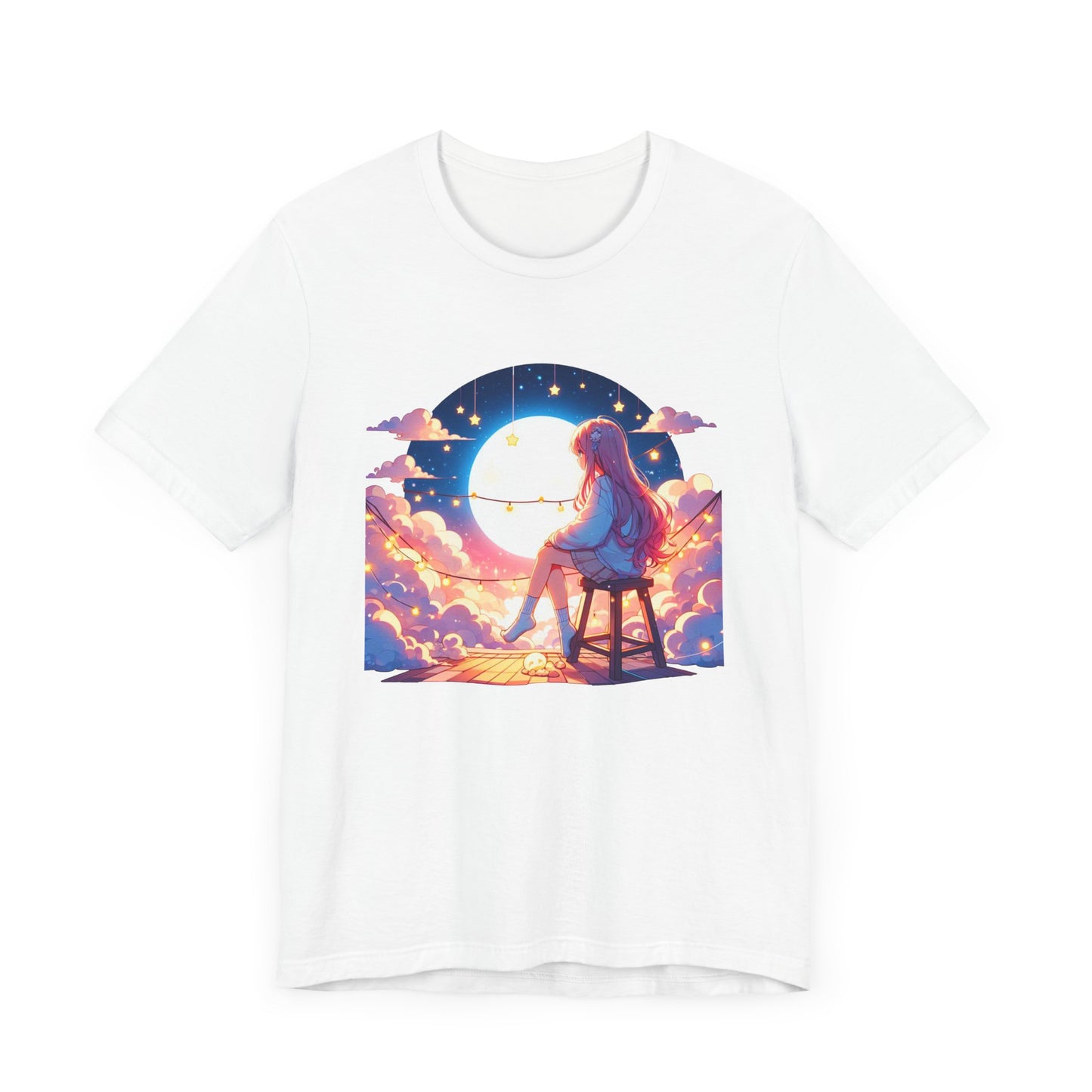 Rooftop Dreams - Starry Night Escape T-Shirt