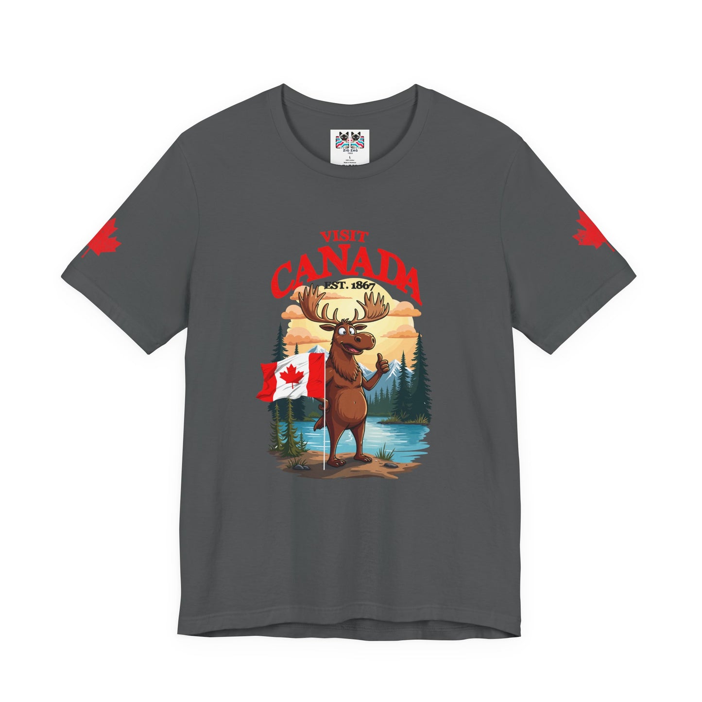 Visit Canada Moose Welcome T-Shirt