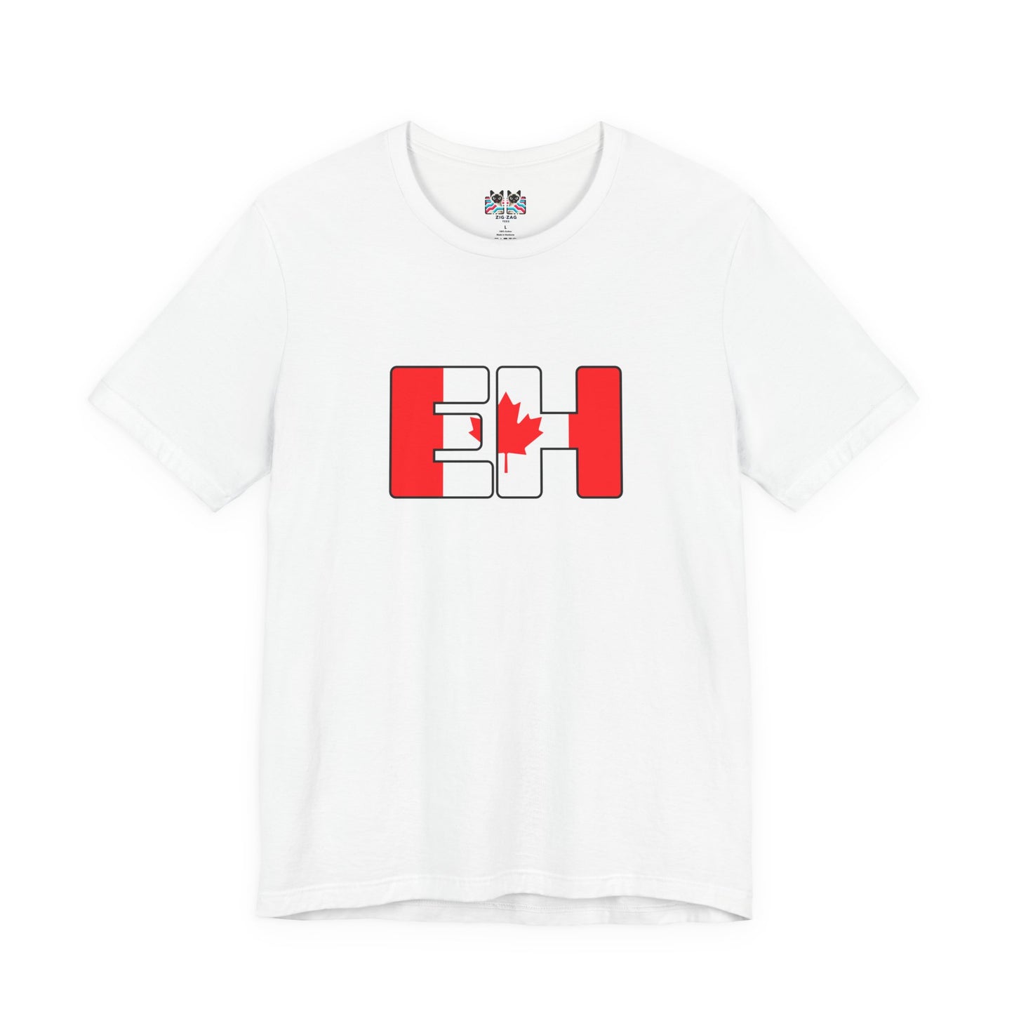 Canada EH Flag Maple Sleeve T-Shirt