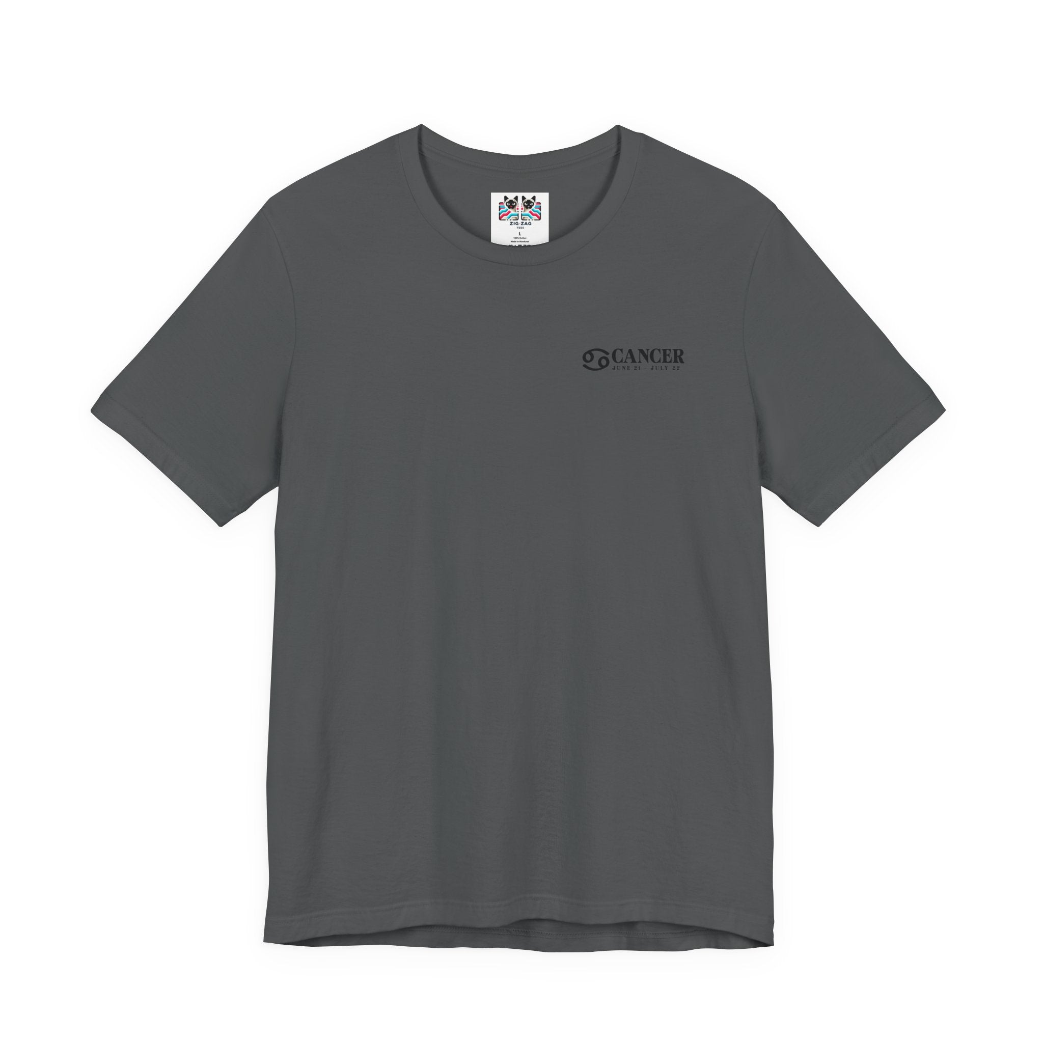 Cancer Zodiac T-Shirt – Sensitive Inside, Strong Outside with Water Element