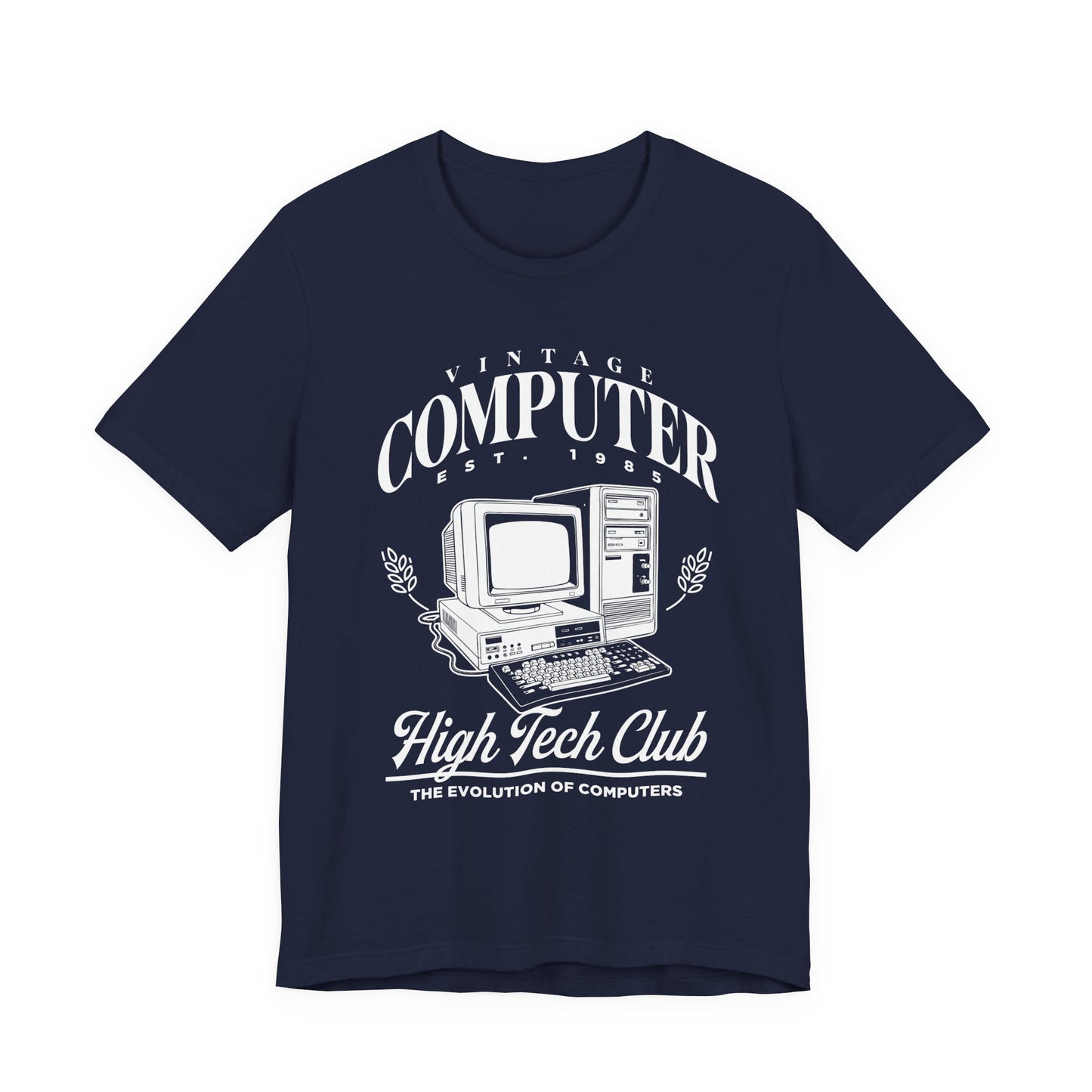 Vintage Computer Est 1985 Tshirt – High Tech Club Evolution
