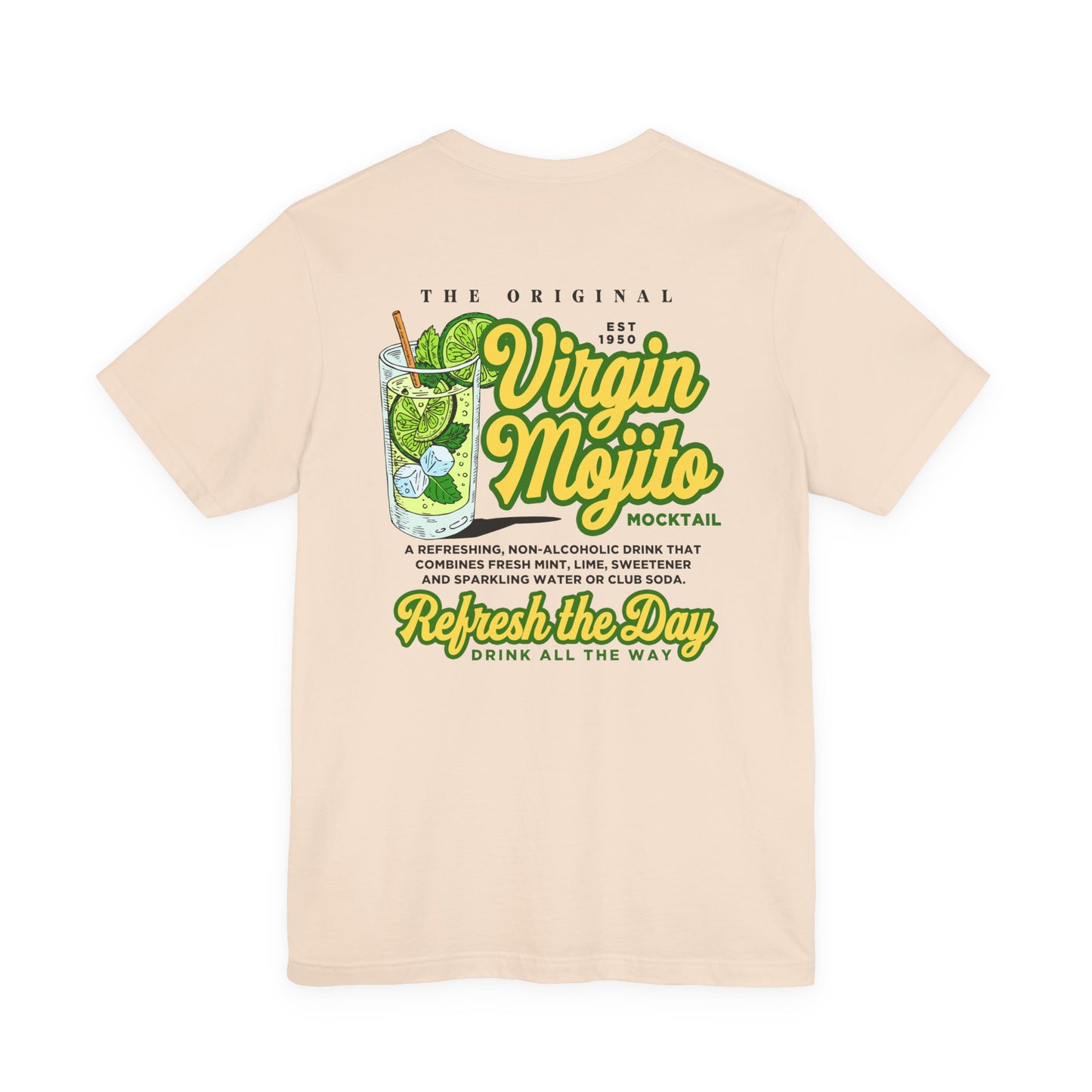 Refreshing Virgin Mojito Mocktail T-Shirt – Lime, Mint & Good Vibes