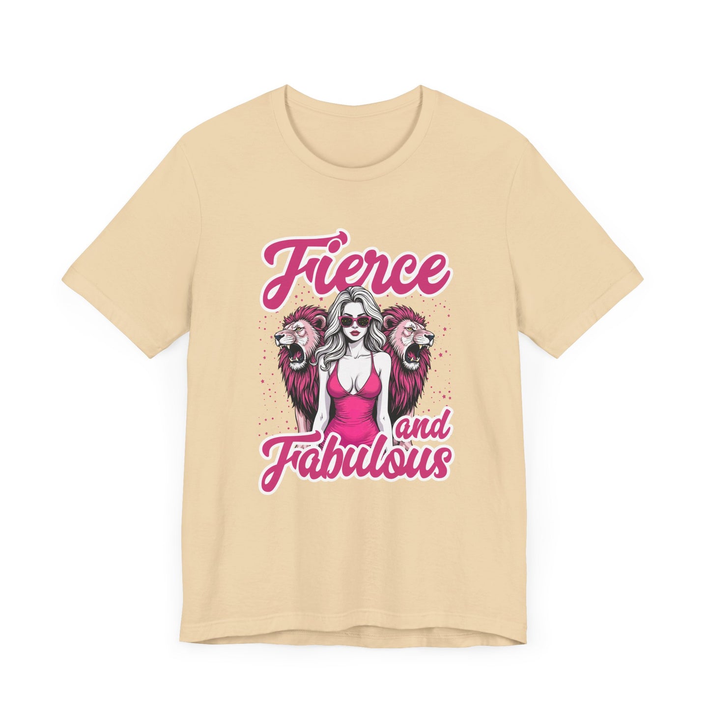 Fierce and Fabulous T-Shirt – Bold Women & Roaring Lions Graphic Tee