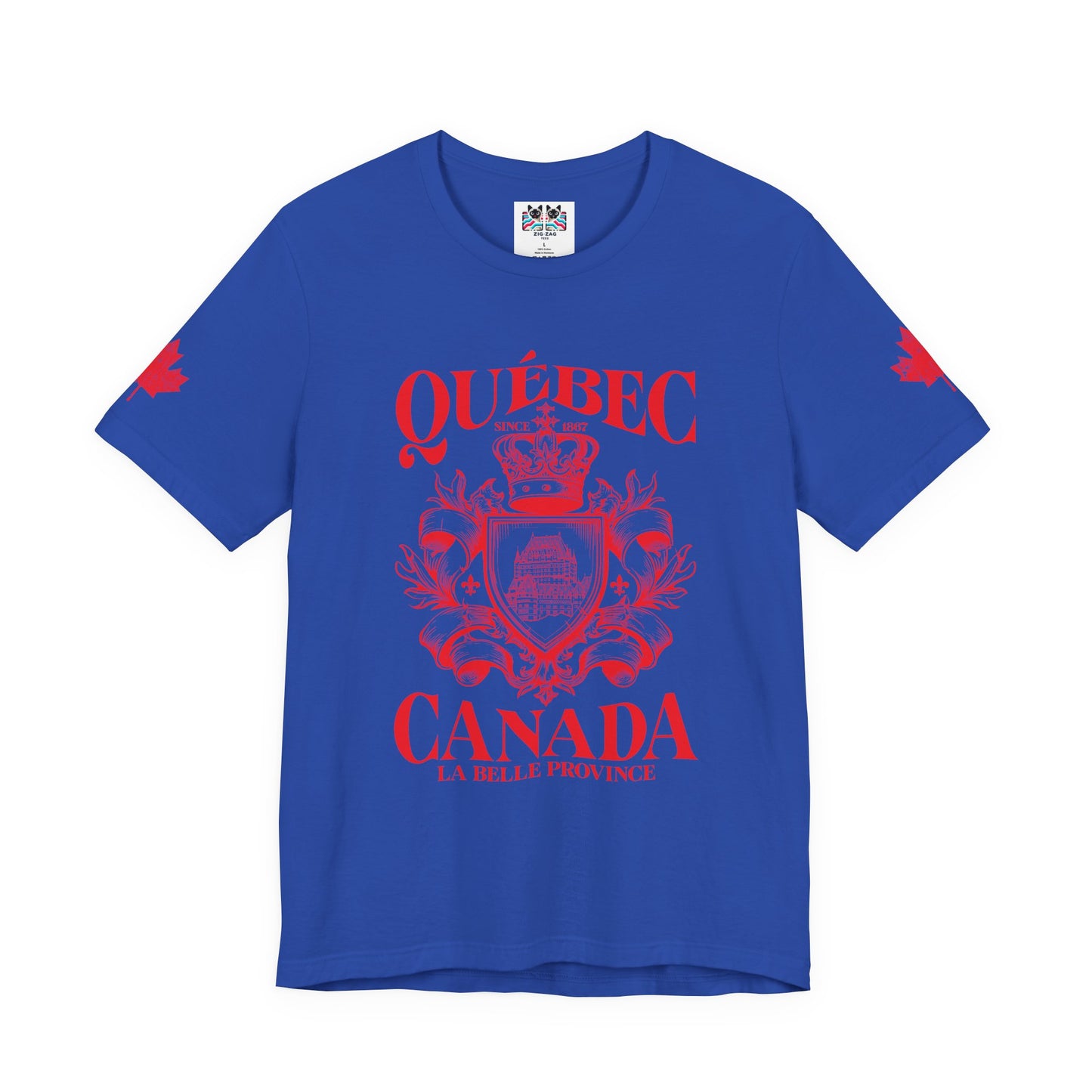 Québec La Belle Province Crest Canada T-Shirt