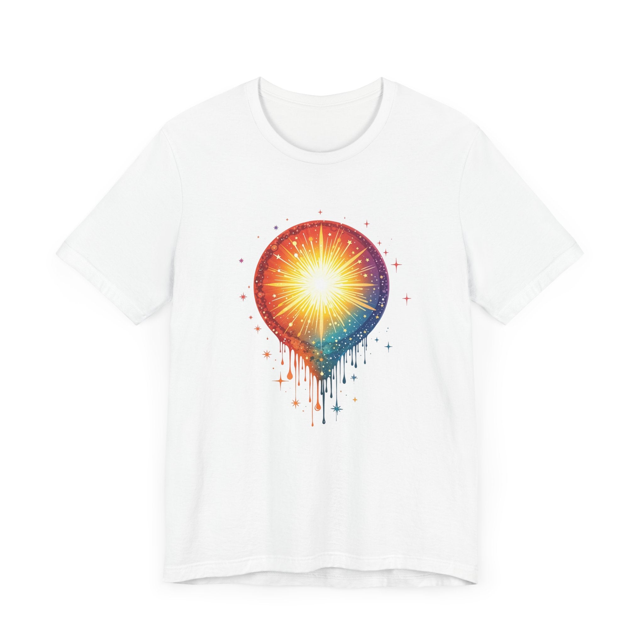 Colorful Aura Drip – Vibrant Spiritual Energy Graphic T-Shirt