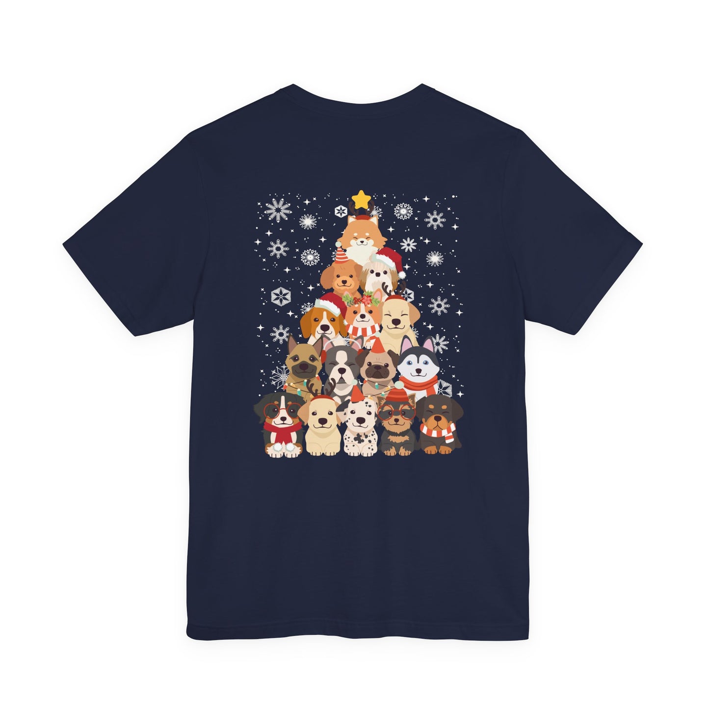 Christmas Dogs Puppy Tree T-Shirt