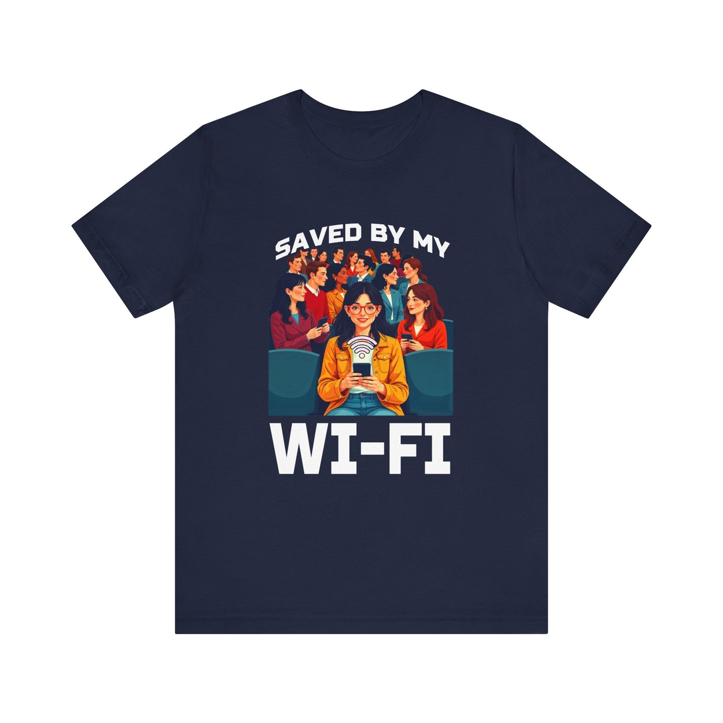 Wi Fi Over Human Connection Tee for Introverts Who Prefer Signal Strength, Streaming Peace, and the Comfort of Quiet Disconnect