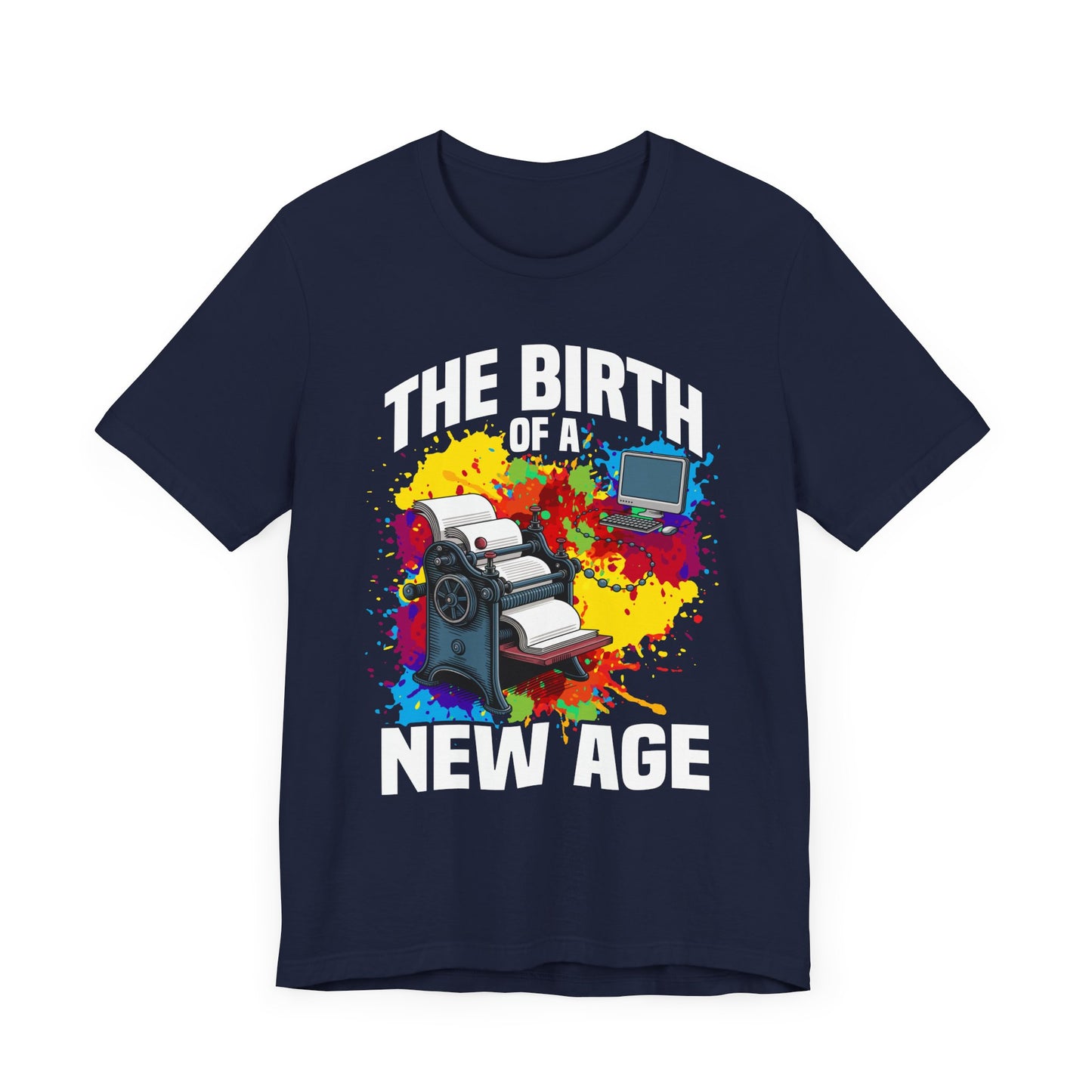 Printing Press Changed Everything Tee, History Milestone Shirt, Literature Revolution Tee, Invention Graphic Top, Educator Gift