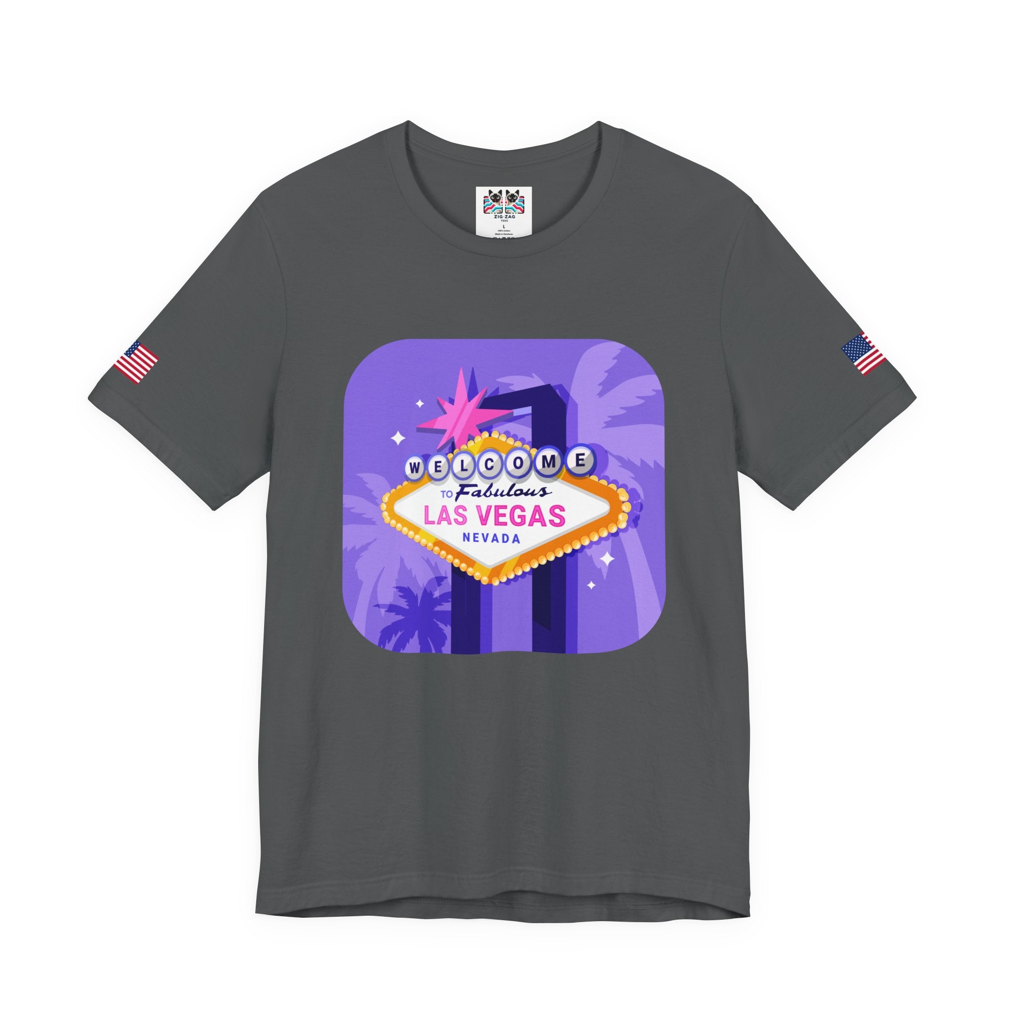 Welcome to Fabulous Las Vegas Nevada Neon Graphic T-Shirt – Vegas Sign Retro Tee