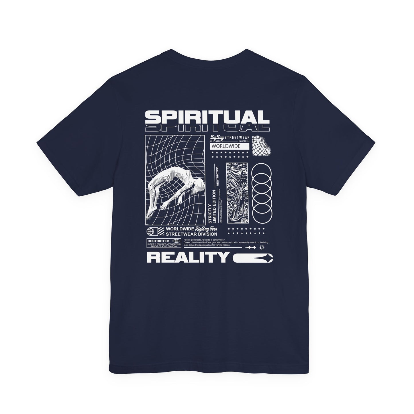ZigZag Spiritual Reality Worldwide Streetwear T-Shirt