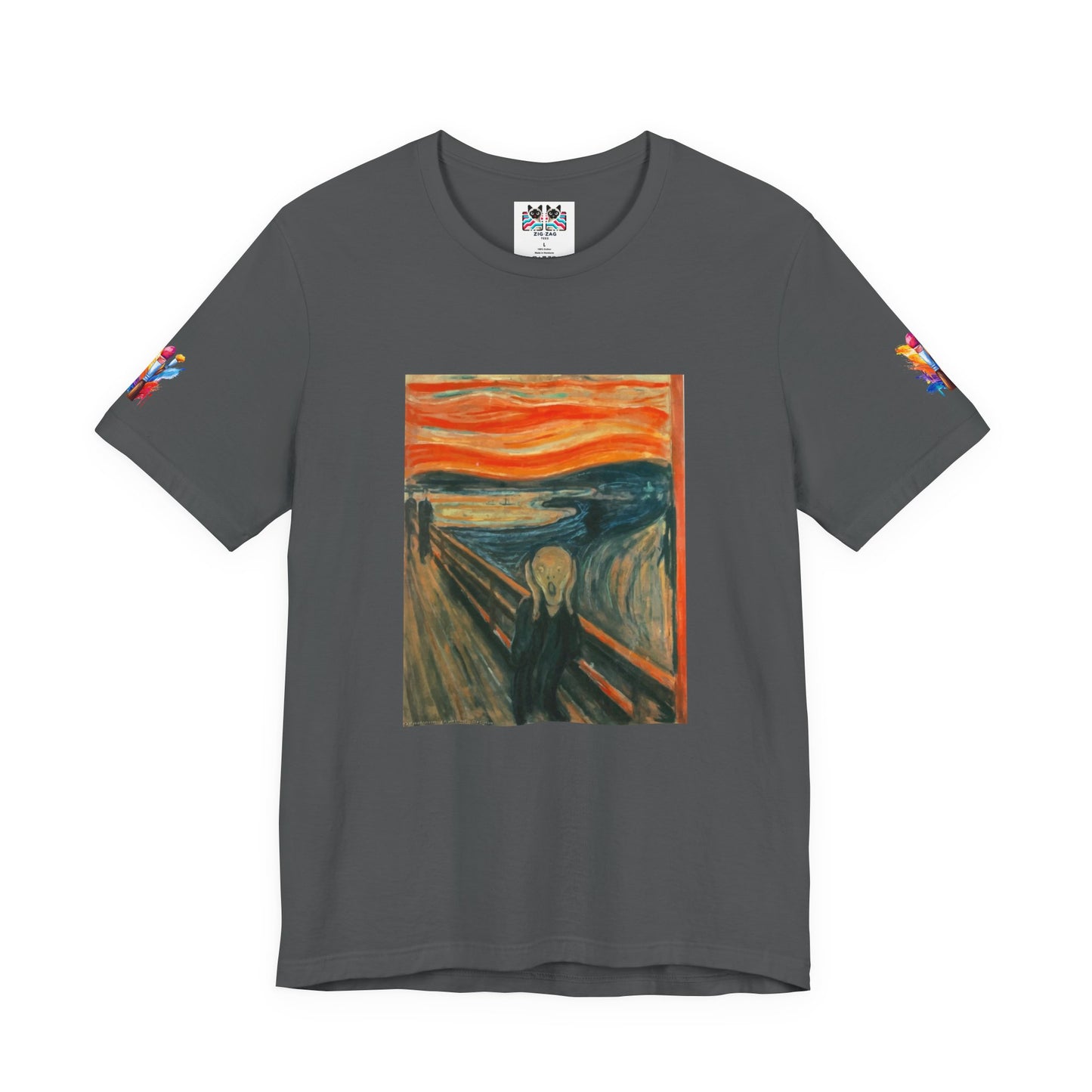 The Scream Art T-Shirt – Edvard Munch Expressionist Masterpiece Graphic Tee