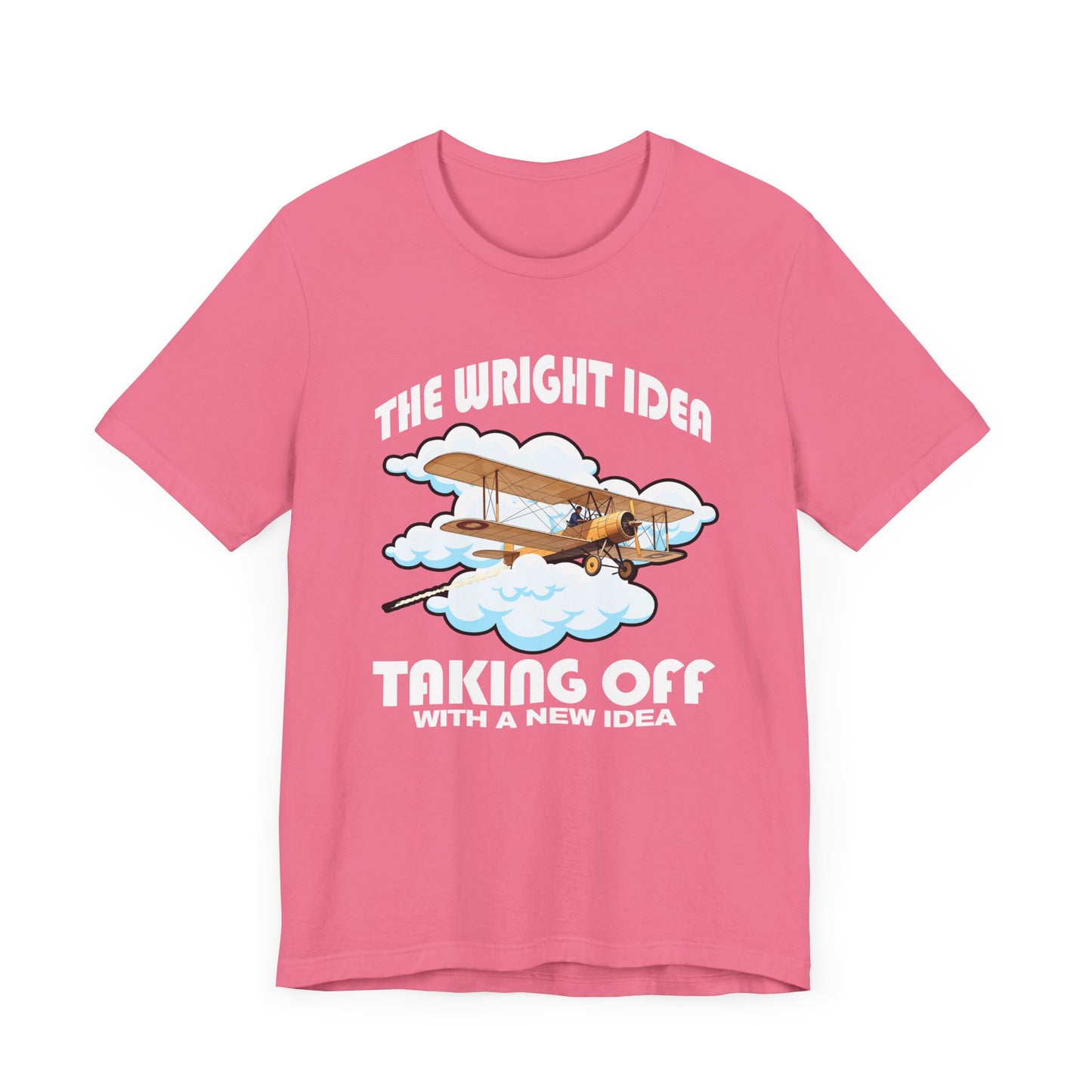The Wright Idea Tee, Aviation Pioneer Shirt, Flight History Graphic Tee, Air Travel Tribute Top, Genius Mind Gift Shirt