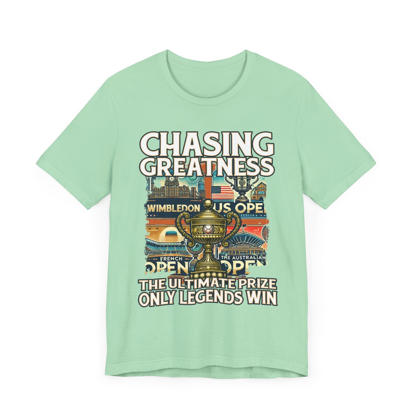 Chasing Greatness – Ultimate Prize Only Legends Win Grand Slam Tennis T-Shirt