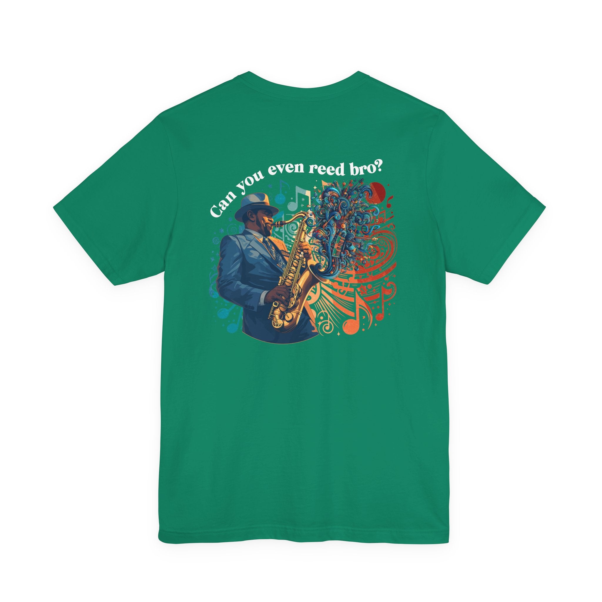 Reed My Lips Saxophone T-Shirt | Funny Jazz Musician Tee