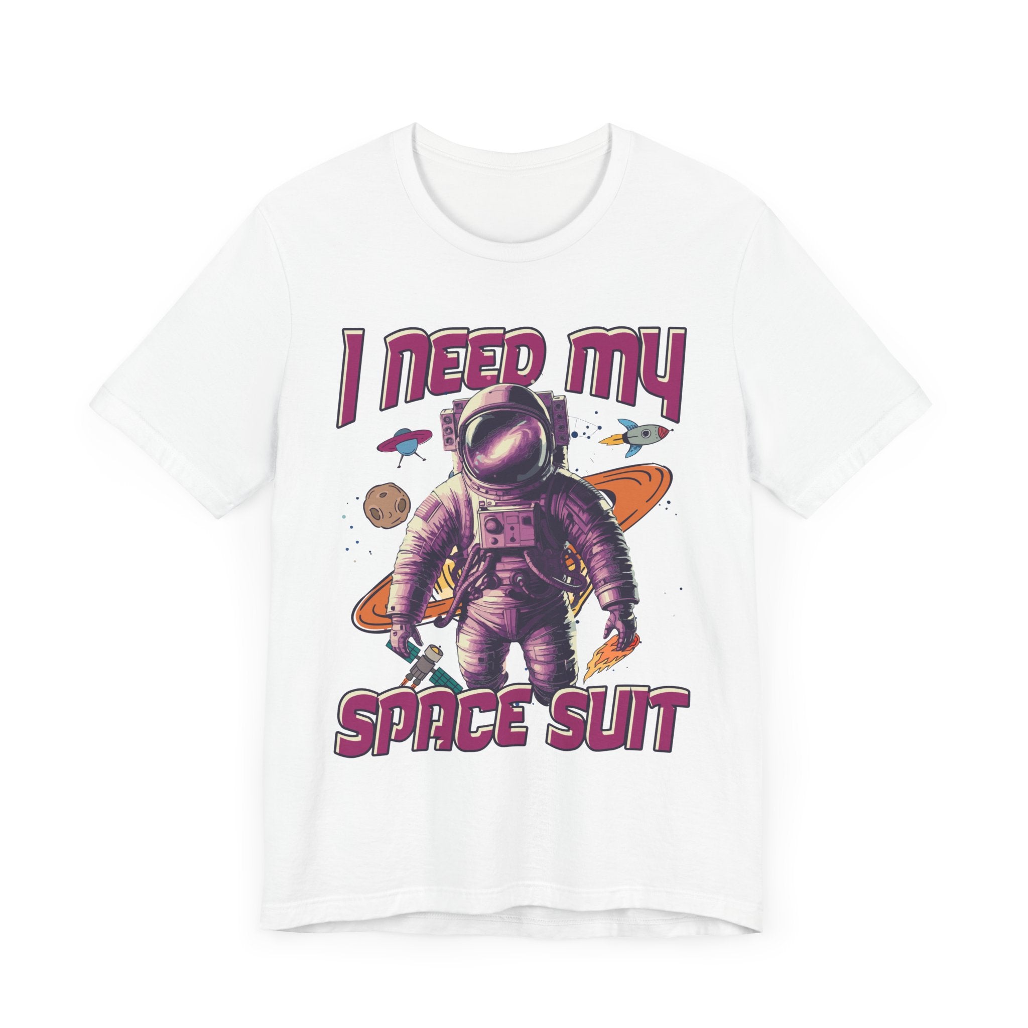 I Need My Space Suit Astronaut Introvert Humor T-Shirt