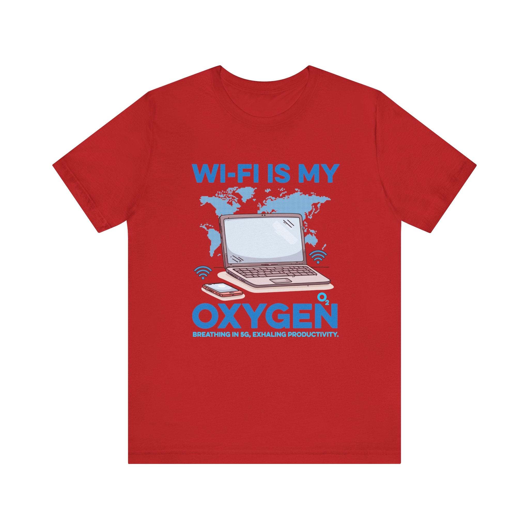 Wi Fi is My Oxygen Official Graphic Statement Tee for Bold Minds, Modern Thinkers, and Everyday Expression Everywhere