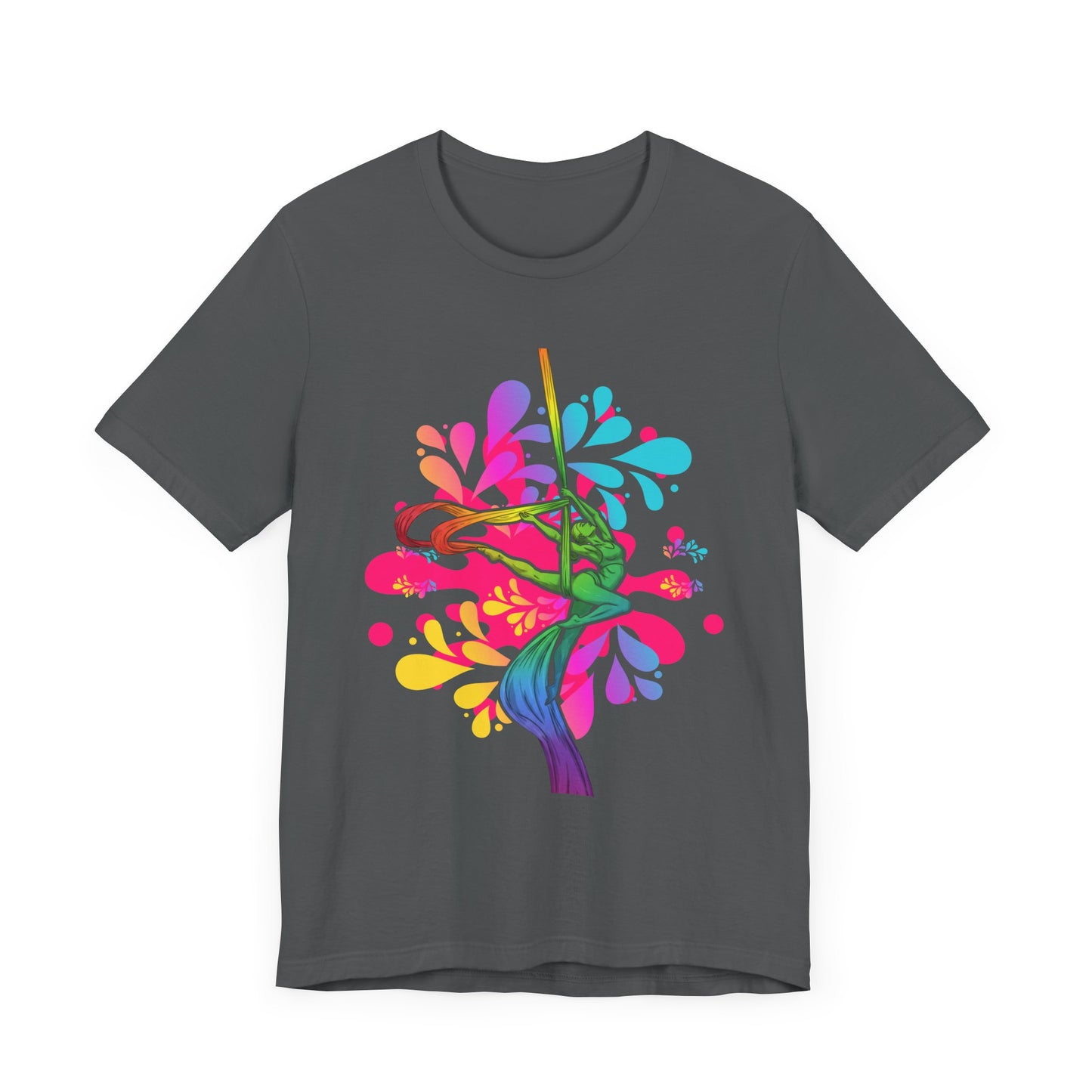 Aerialist Silks Rainbow - Colorful Circus & Dance T-Shirt