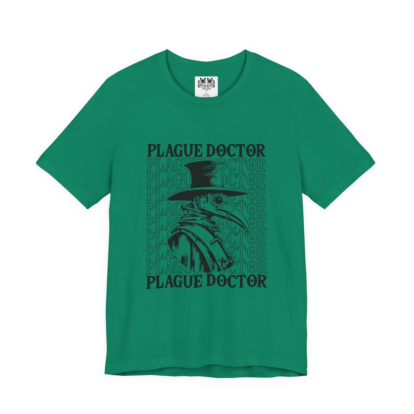 Plague Doctor Beaked Mask Rats Horror T-Shirt