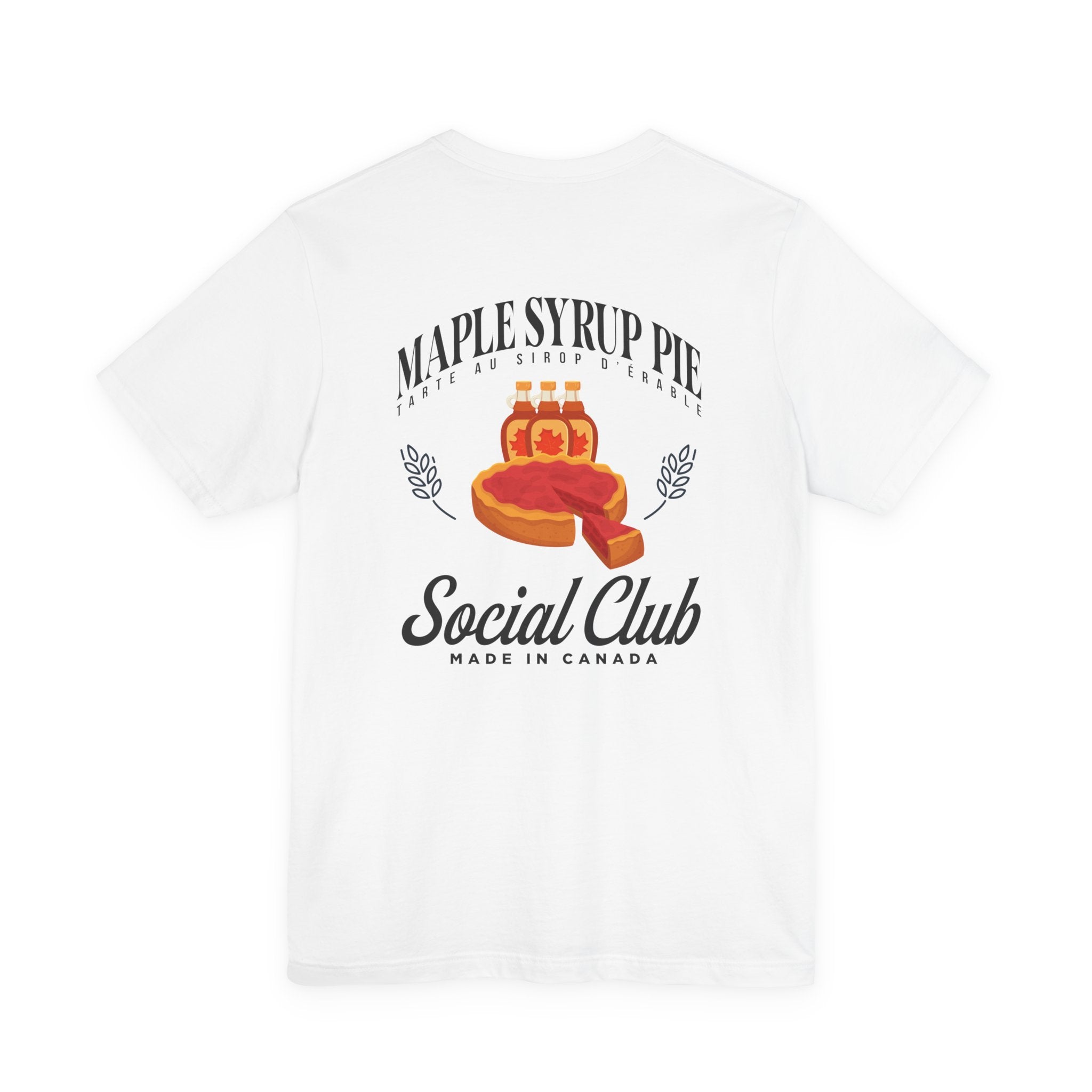 Maple Syrup Pie T-Shirt – Featuring Classic Canadian Dessert Graphic