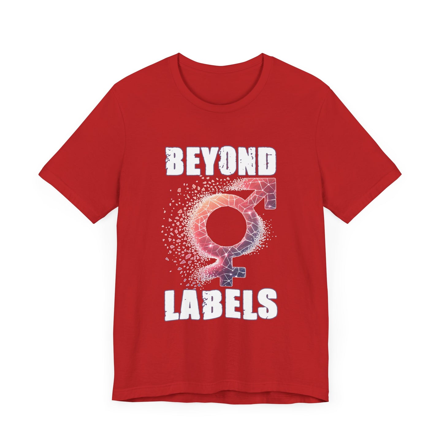 Breaking The Binary Shirt, Pride Beyond Labels Tee, Gender Inclusive T Shirt, LGBTQ Affirmation Apparel, Queer Identity Graphic Top